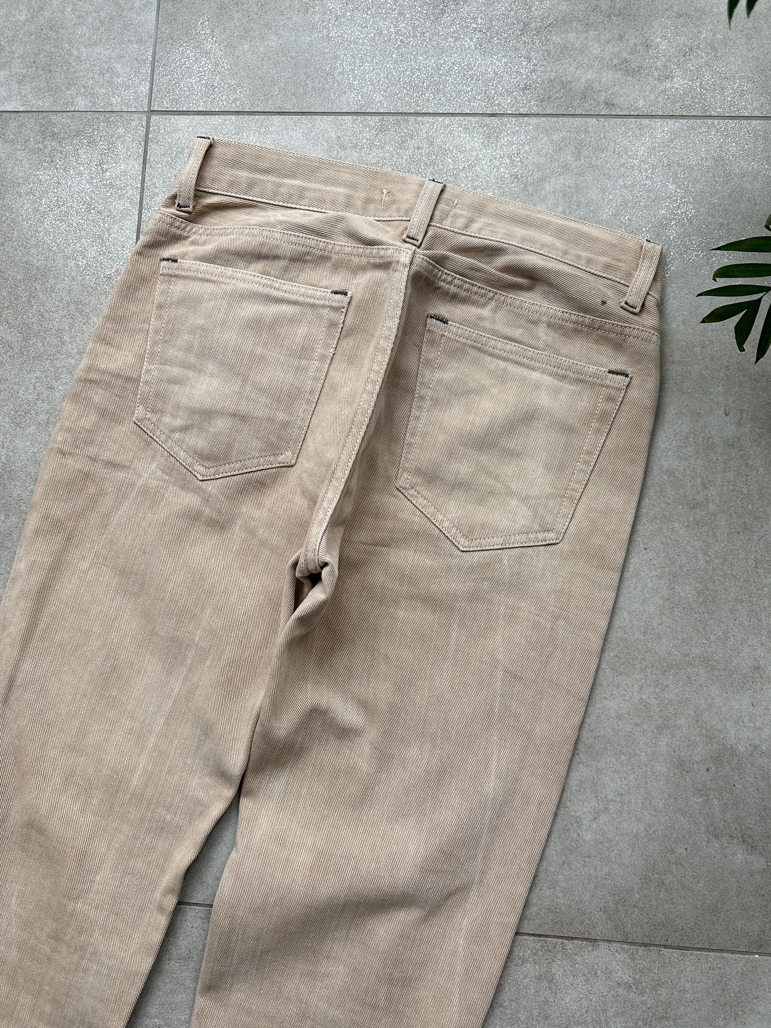 Acne Studios Acne Studios Beige Denim Pants Jeans Size 29" - 5 Thumbnail