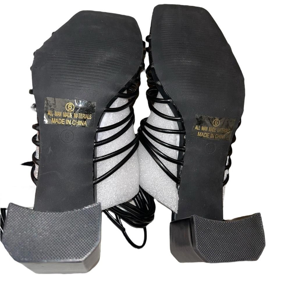 Lulus Lulus l NWT Finu Lace Up Heeled Sandals Size 6 Size US 6 / IT 36 - 7 Thumbnail
