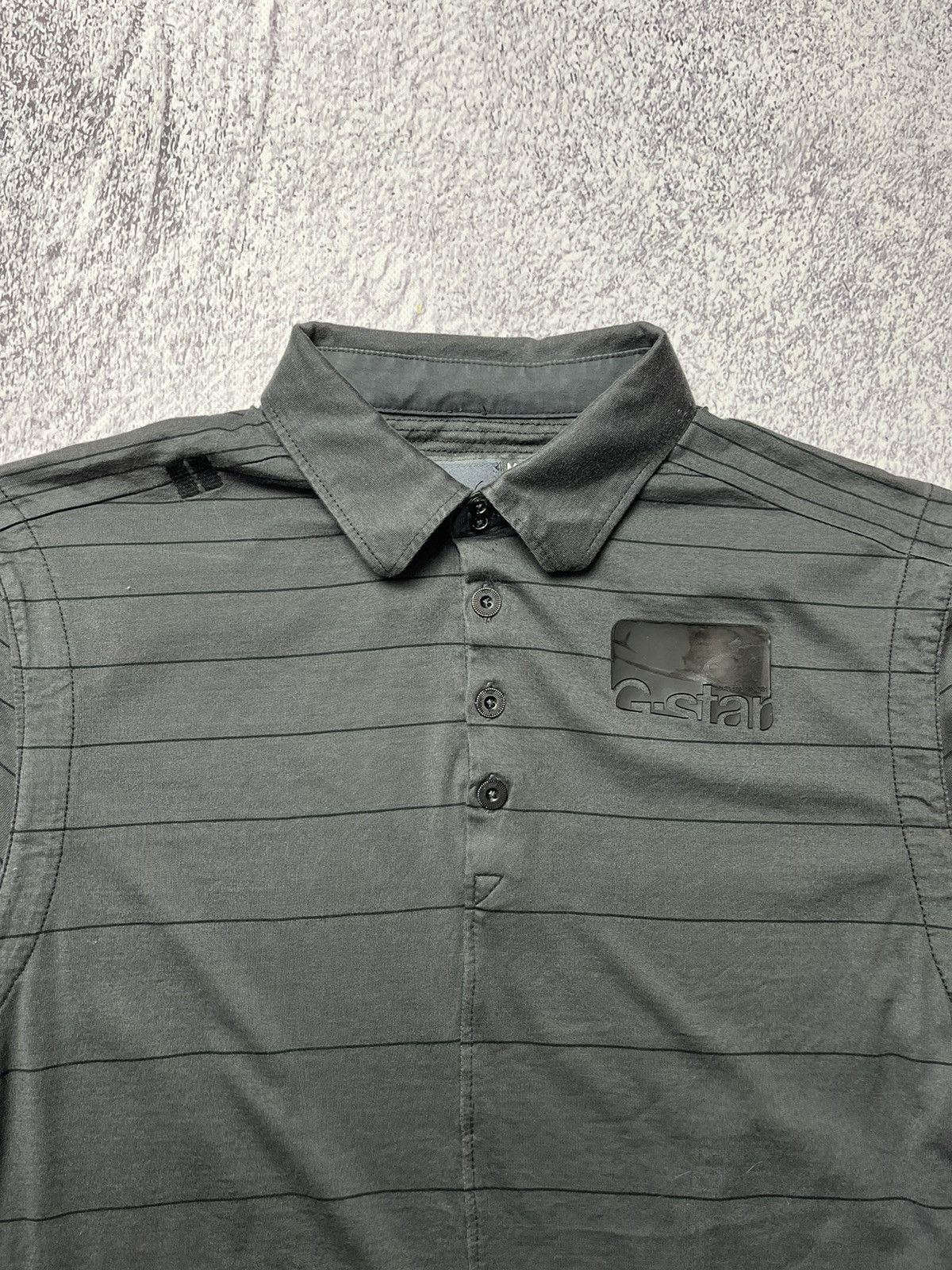 G-Star Vintage G star raw stripe polo Size US M / EU 48-50 / 2 - 6 Thumbnail