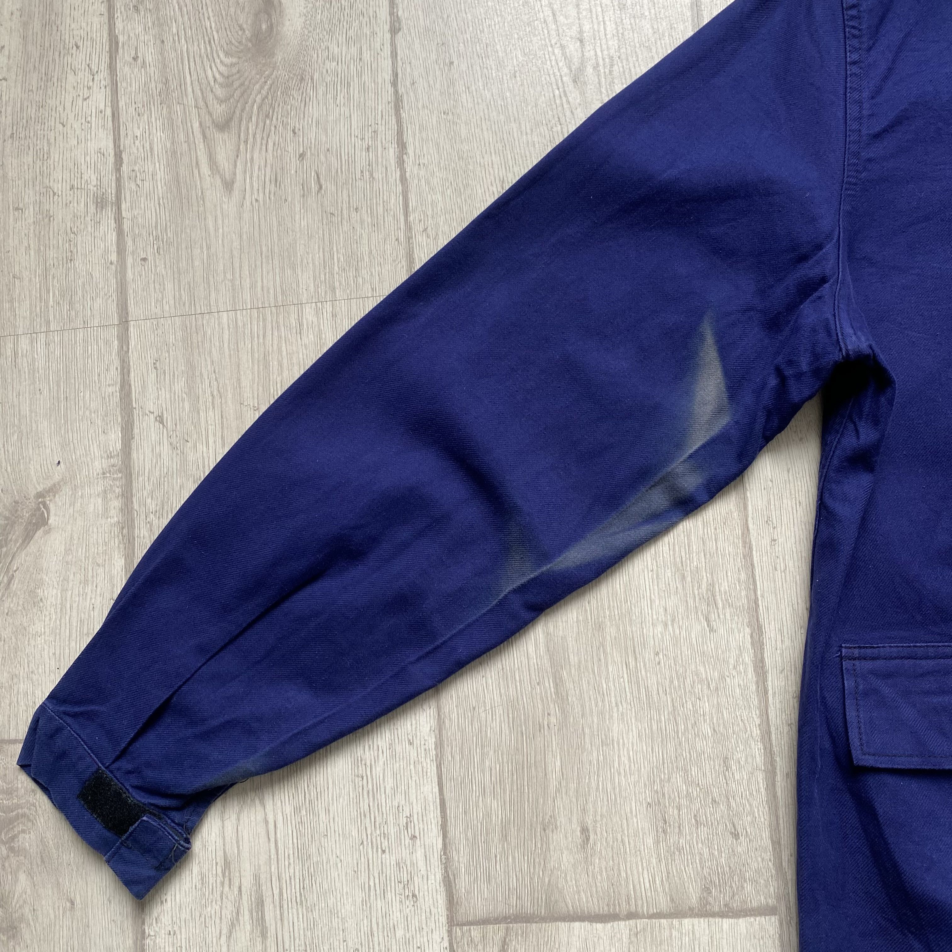 Le Laboureur Vintage 80s Faded Sanfor French Chore jacket Work le mont Size US M / EU 48-50 / 2 - 10 Thumbnail