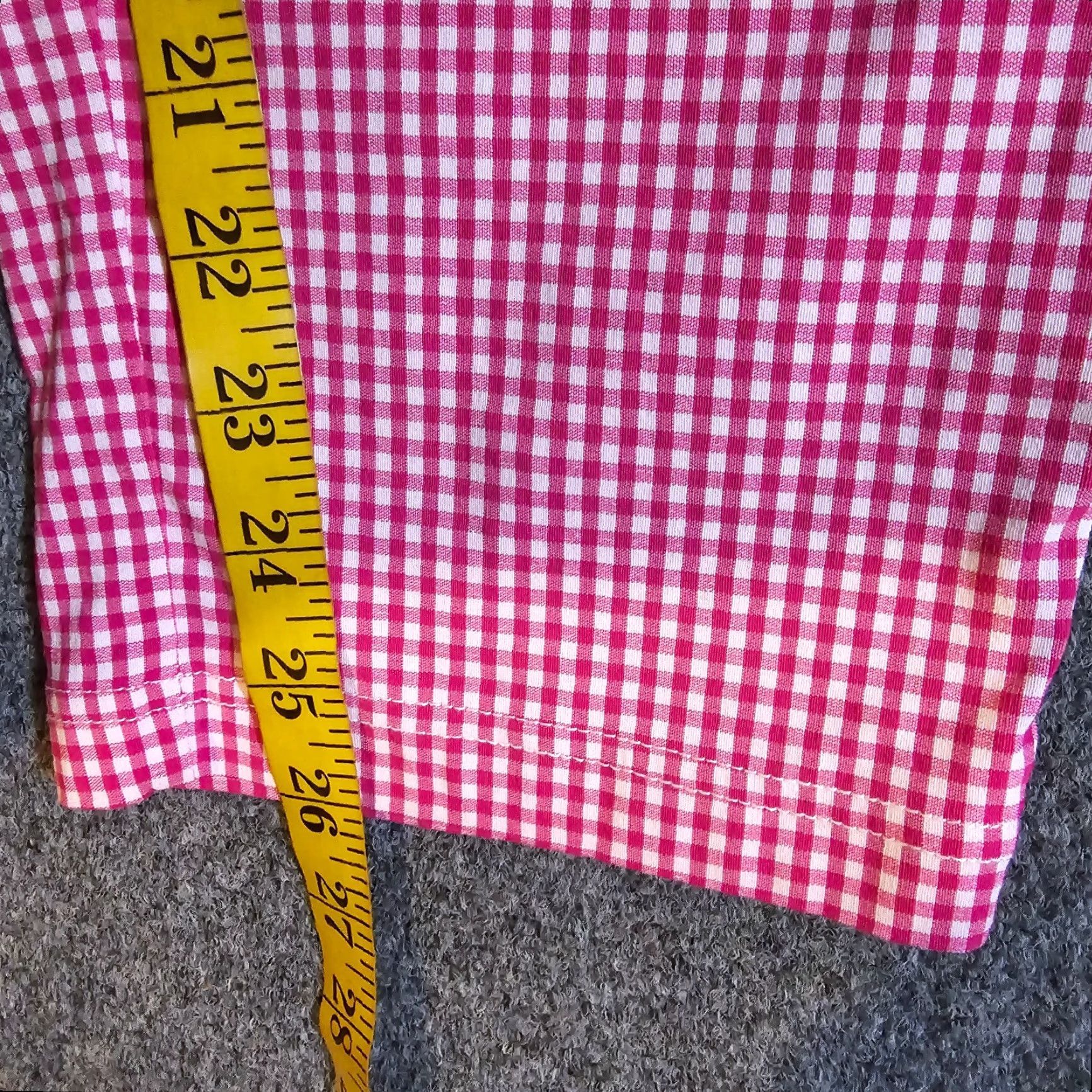 Vintage Ulla Popken Pants Women 16 Pink White Gingham Pull On Tapered Stretch Casual Shirt? Size 38" / US 16 / IT 52 - 7 Thumbnail