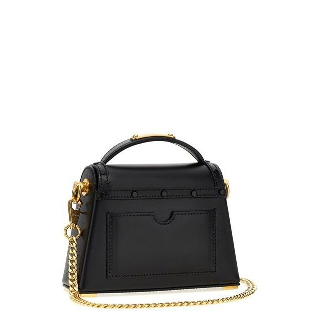 Balmain BALMAIN B-buzz Dynasty Black Leather Shoulder Bag New Size ONE SIZE - 2 Thumbnail