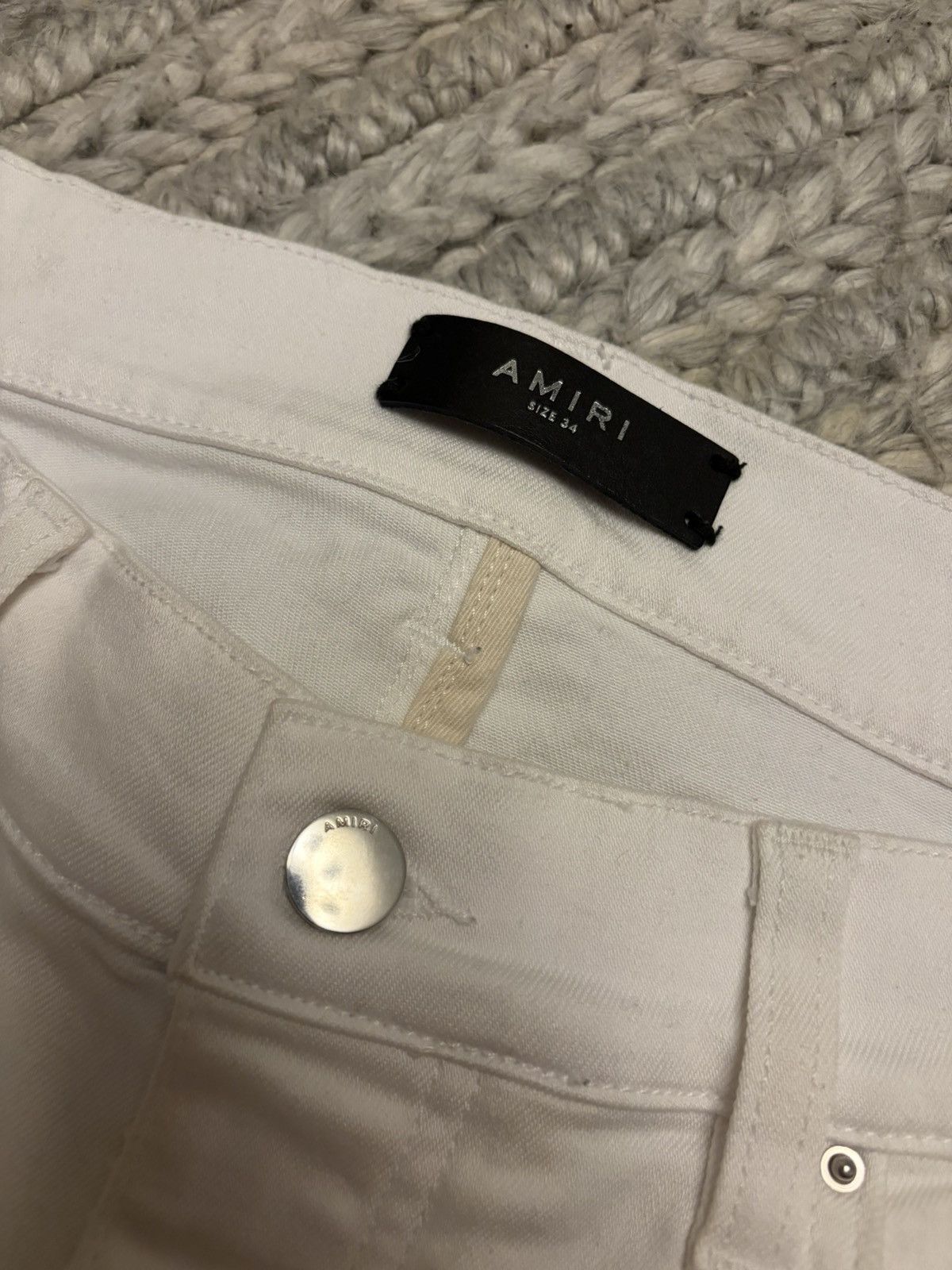 Amiri Amiri white bandana pants Size US 34 / EU 50 - 5 Thumbnail