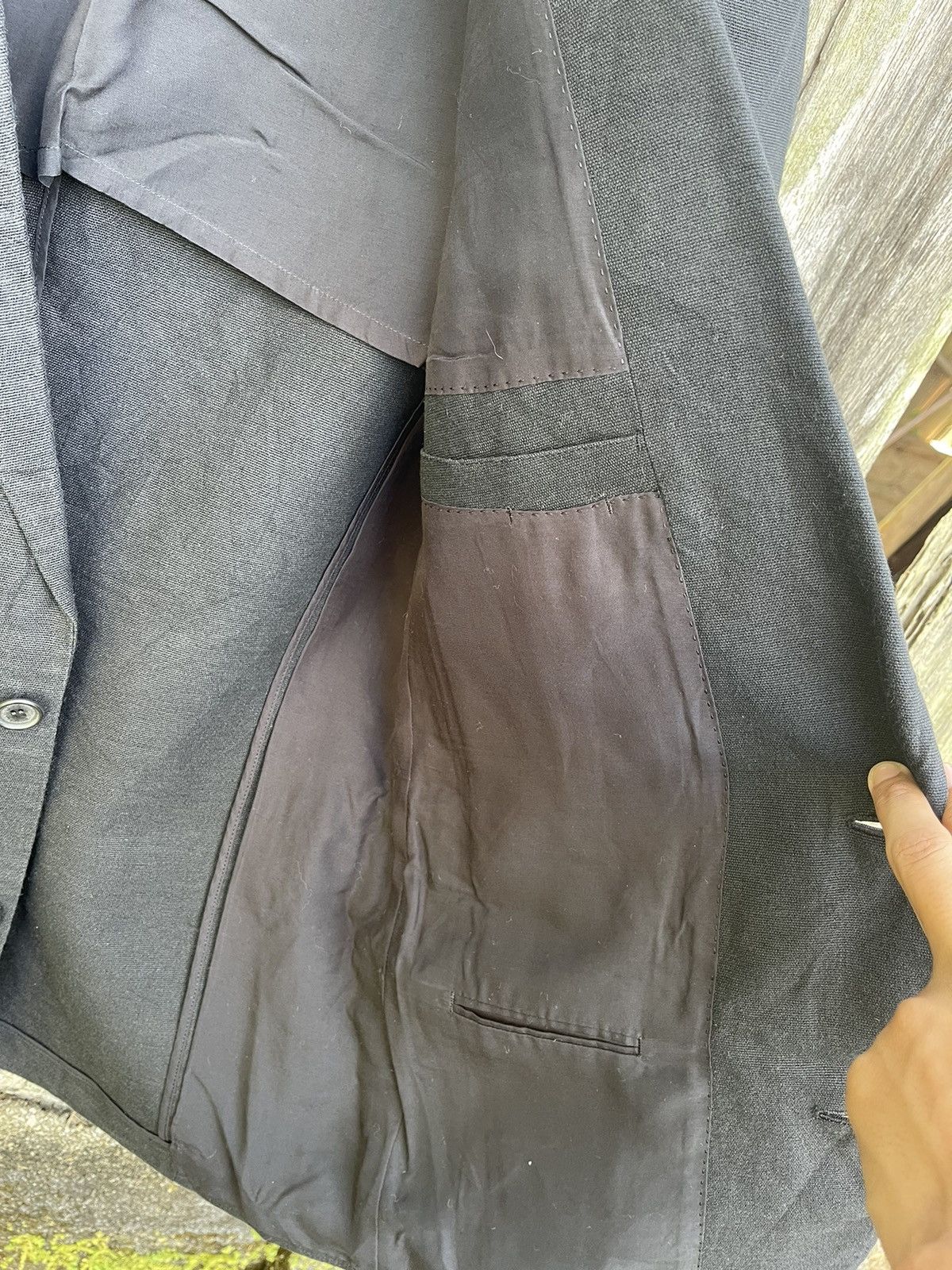 Issey Miyake Issey Miyake Men S/S 2001 Black Blazer Size L Japan Size US L / EU 52-54 / 3 - 18 Thumbnail