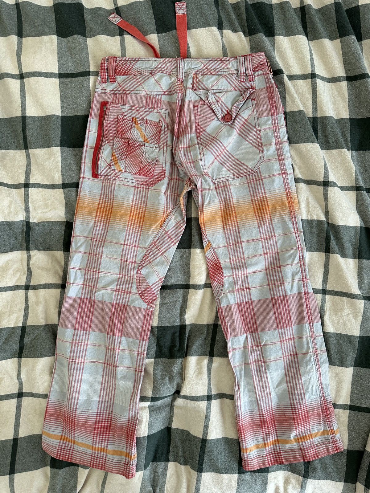 Diesel × Vintage Diesel Plaid Pants Size US 30 / EU 46 - 5 Thumbnail
