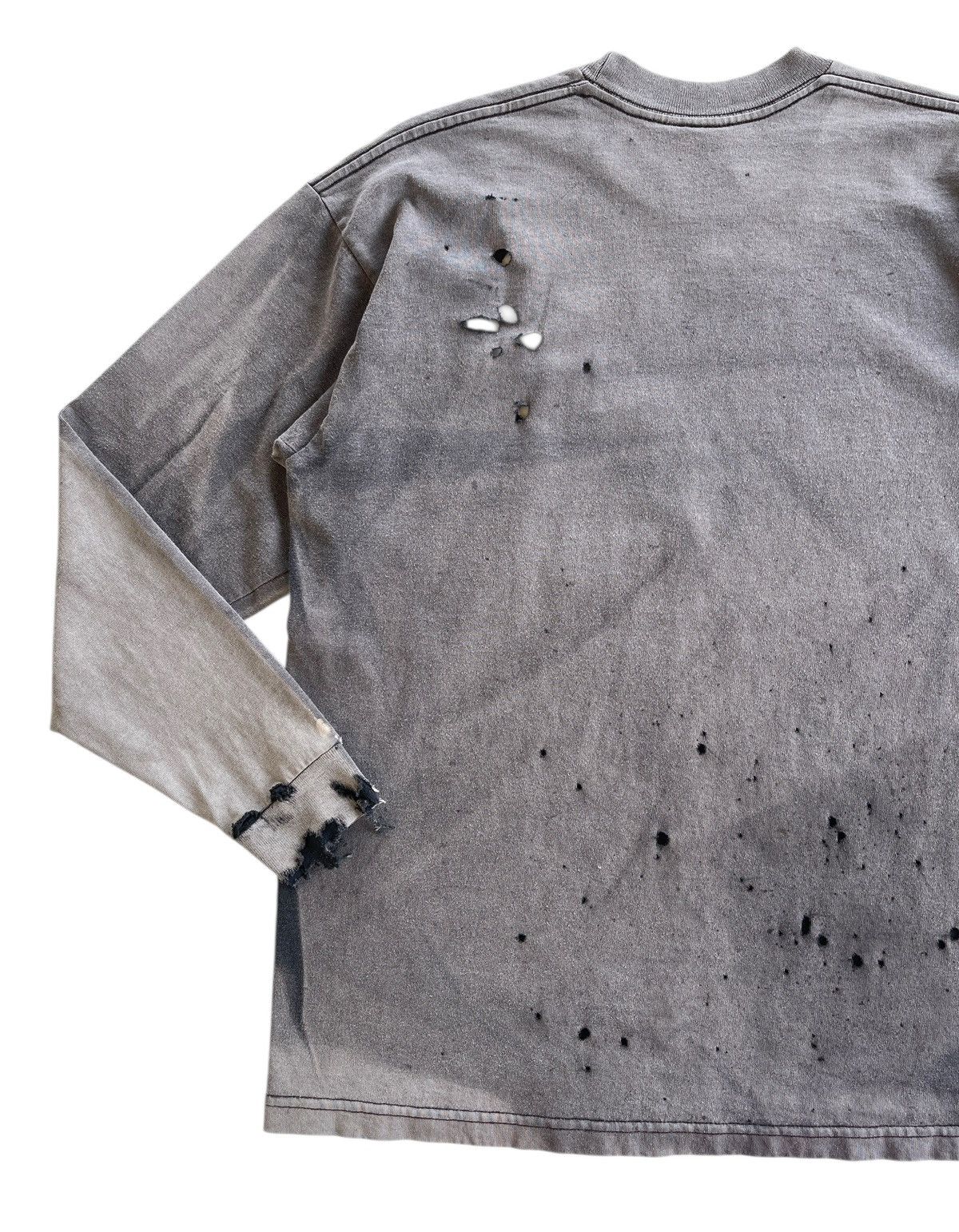 Vintage Destroyed!!! Crazy Distressed Grunge Sunfaded Pro Club Shirt Size US L / EU 52-54 / 3 - 14 Thumbnail