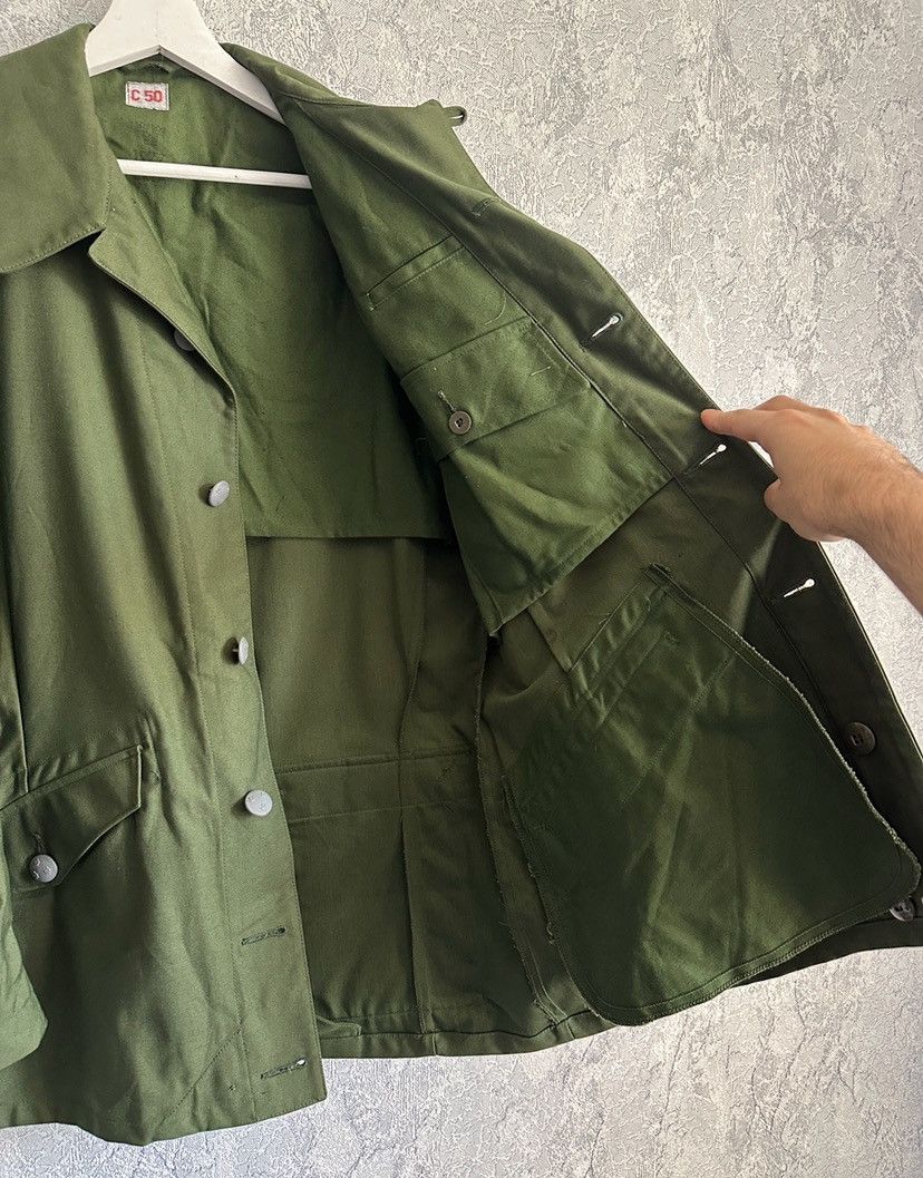 Vintage Vintage 70s m59 Swedish army short coat utility jacket c50 Size US M / EU 48-50 / 2 - 7 Thumbnail