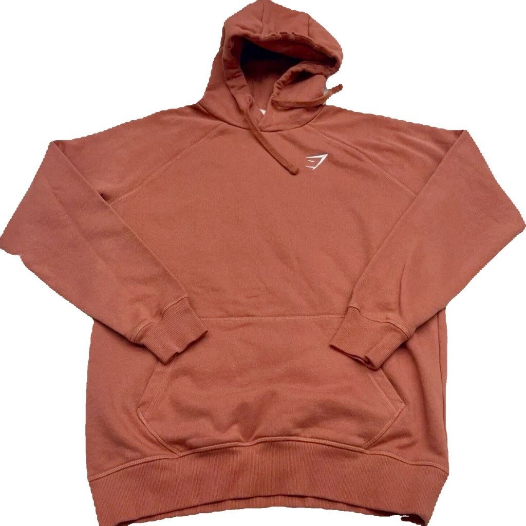 Gymshark Gymshark Crest Hoodie, Persimmon Red - size XS Size US XS / EU 42 / 0 - 7 Thumbnail