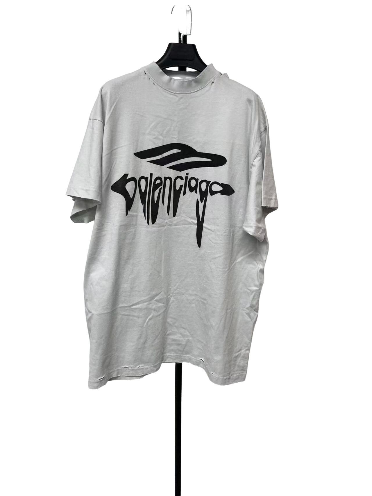 Balenciaga Balenciaga Logo Print T-Shirt Size 1 Size US S / EU 44-46 / 1 - 1 Thumbnail