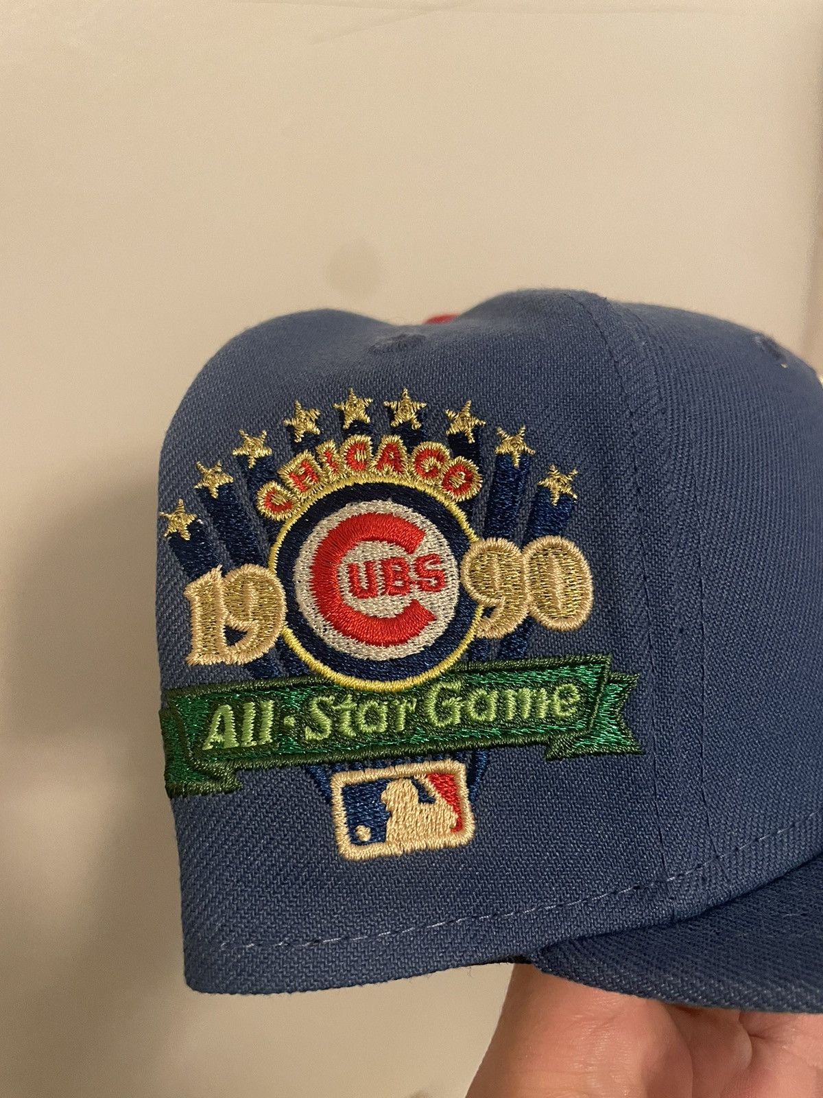 New Era Myfitteds Chicago cubs 1990 all star game patch size 7 1/8 b Size ONE SIZE - 3 Thumbnail