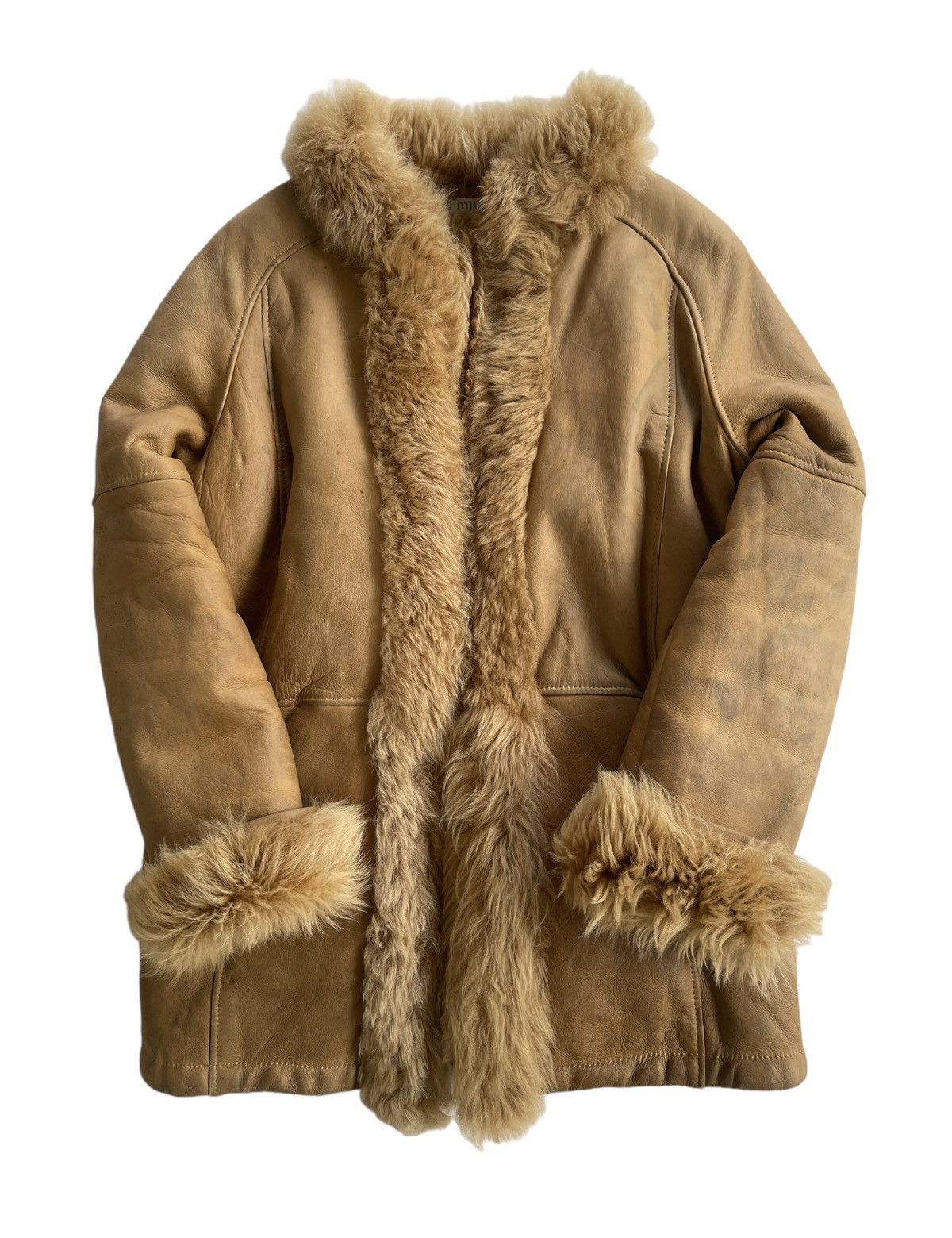 Miu Miu Miu Miu Sheepskin Shearling Fur Jacket Size M / US 6-8 / IT 42-44 - 1 Thumbnail