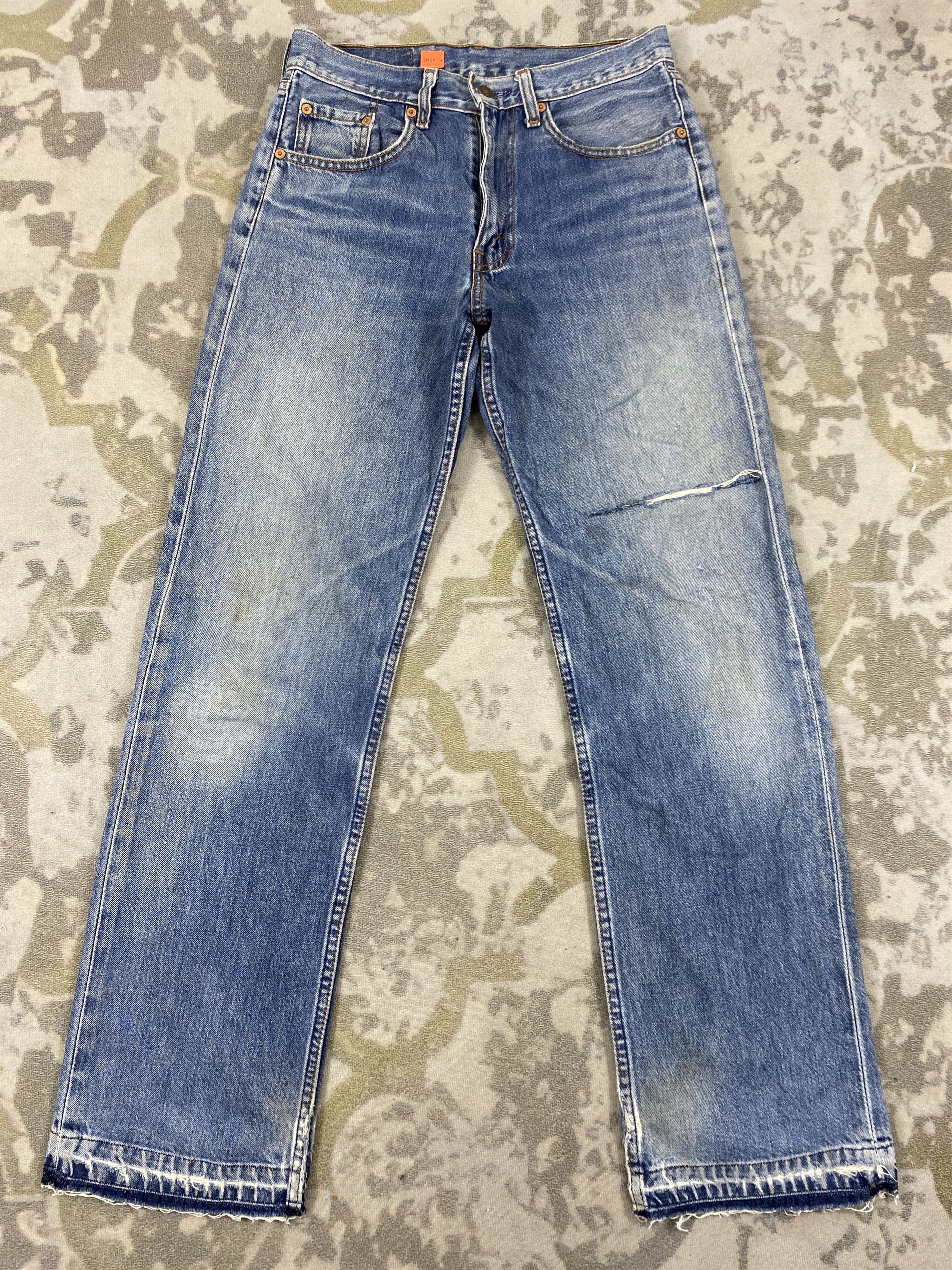 image of Distressed Denim x Levis Blue Wash Vintage Levi's 508 Jeans 29X29.5- Jn3854 in Blue Distressed