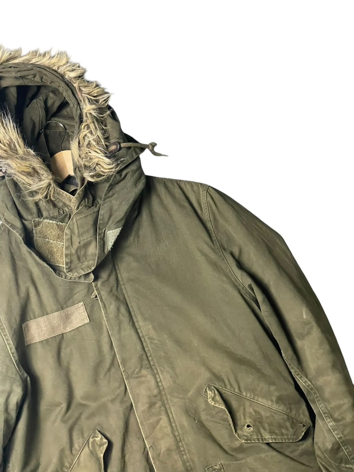 Japanese Brand × Vintage REVO Japanese Brand Military Hooded Jacket (97) Size US XS / EU 42 / 0 - 2 Thumbnail