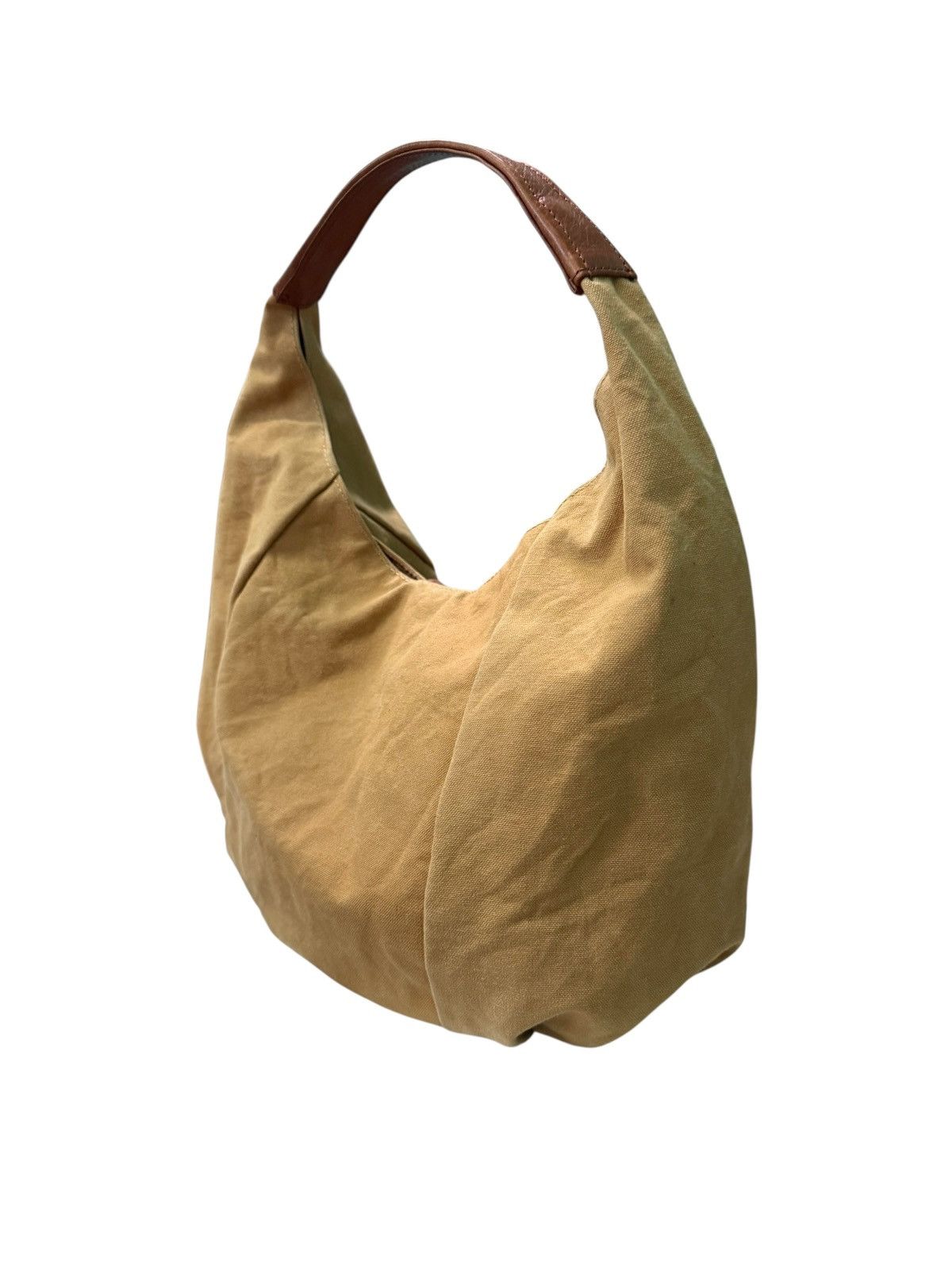 Japanese Brand RARE CLUETO KOBE CANVAS HOBO BAG Size ONE SIZE - 6 Thumbnail