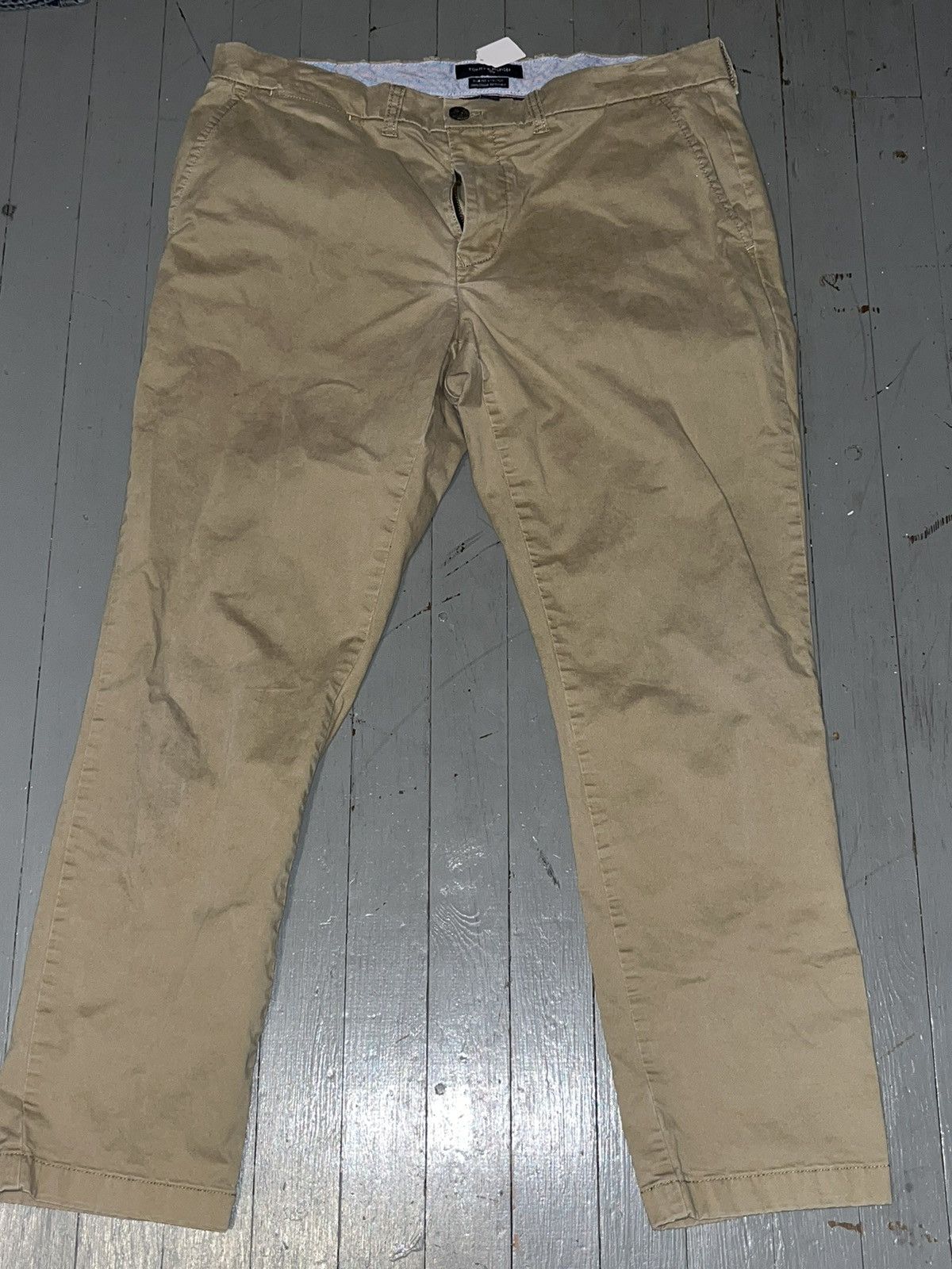Tommy Hilfiger Tan & cream chino Size US 36 / EU 52 - 1 Thumbnail