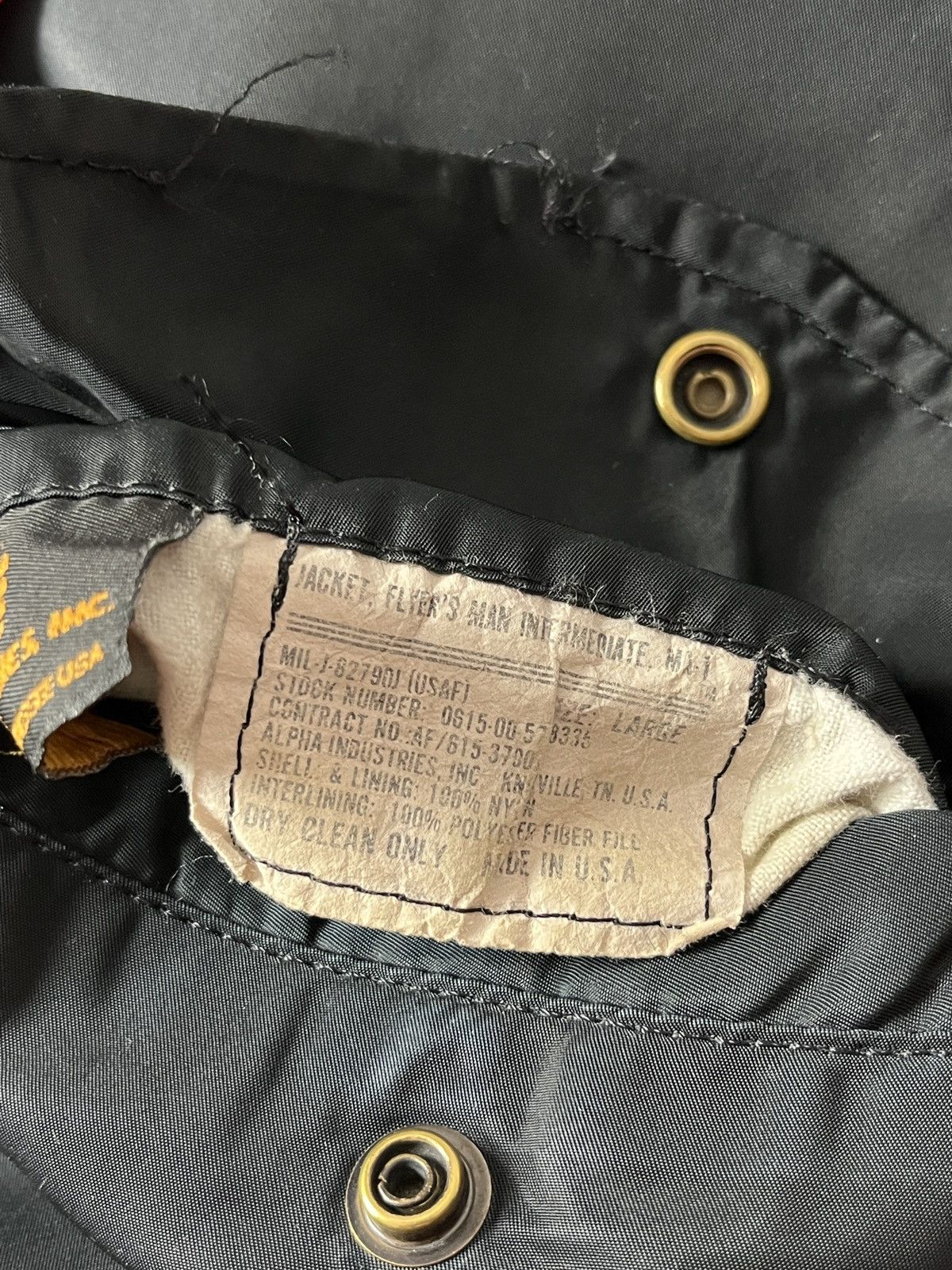 Alpha Industries Vintage Alpha Industries U.S Air Force Bomber Jacket MA-1 Size US L / EU 52-54 / 3 - 14 Thumbnail
