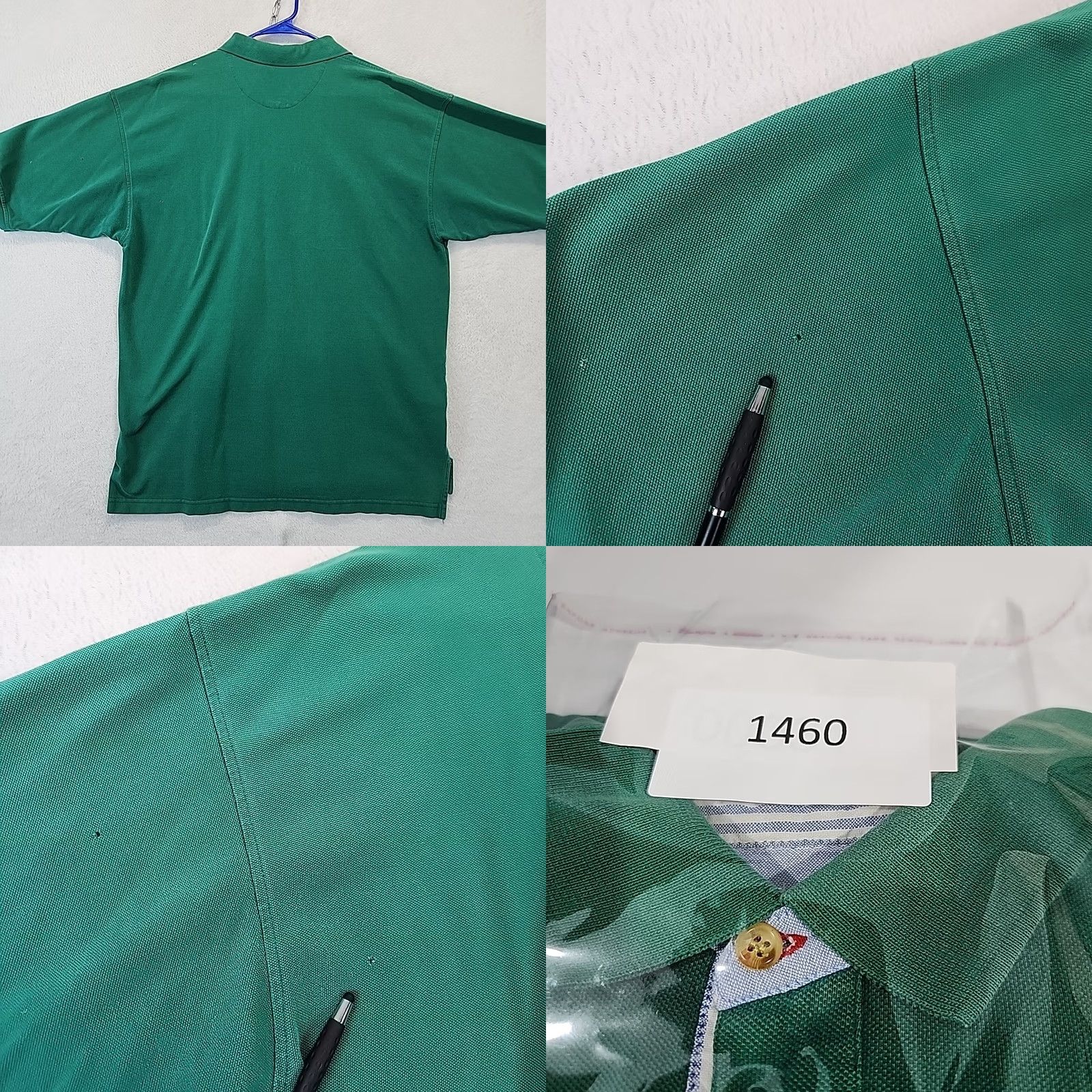 Bugle Boy VINTAGE Bugle Boy Logo Polo Shirt Green XL Men’s Regular Short Sleeve Cotton 1990s Retro Preppy Size US XL / EU 56 / 4 - 9 Thumbnail