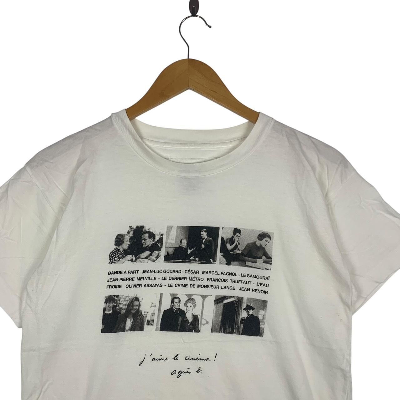 Vintage Vintage 1998 AGNES B. J’aime Le Cinema Movie Film Tee Shirt Size US L / EU 52-54 / 3 - 2 Thumbnail