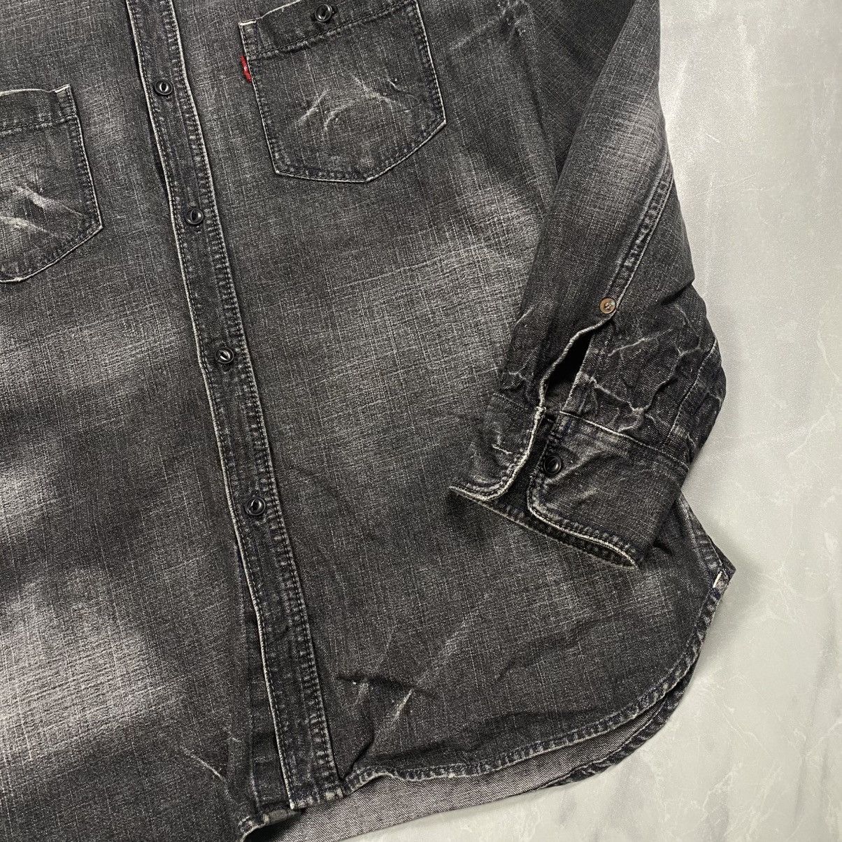Levi's Vintage Clothing Vintage Levis Redlooo Stone Washed Denim Jacket Size US M / EU 48-50 / 2 - 2 Thumbnail