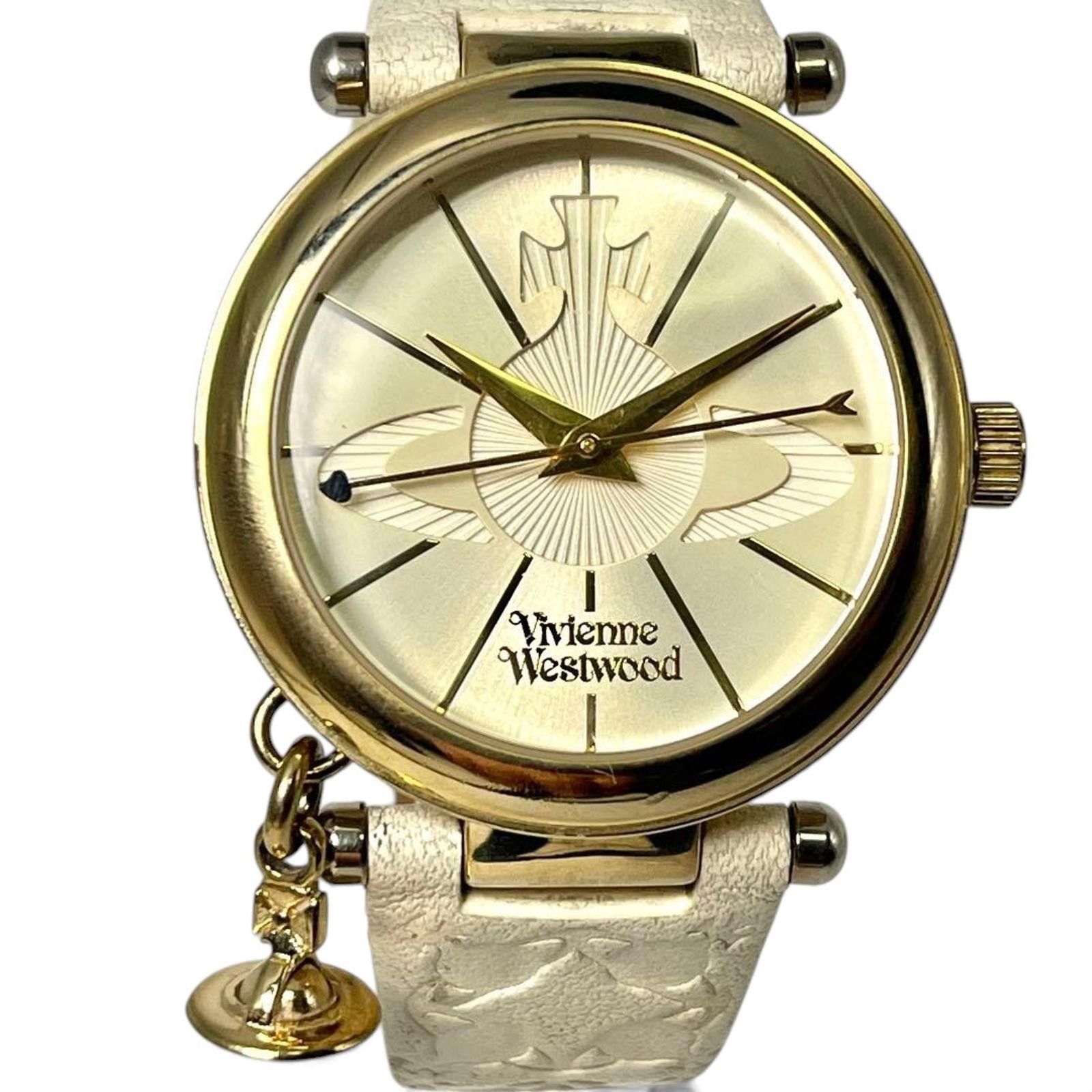 Vivienne Westwood Vivienne Westwood - Women's Gold Tone Watch with Charm Size ONE SIZE - 3 Thumbnail