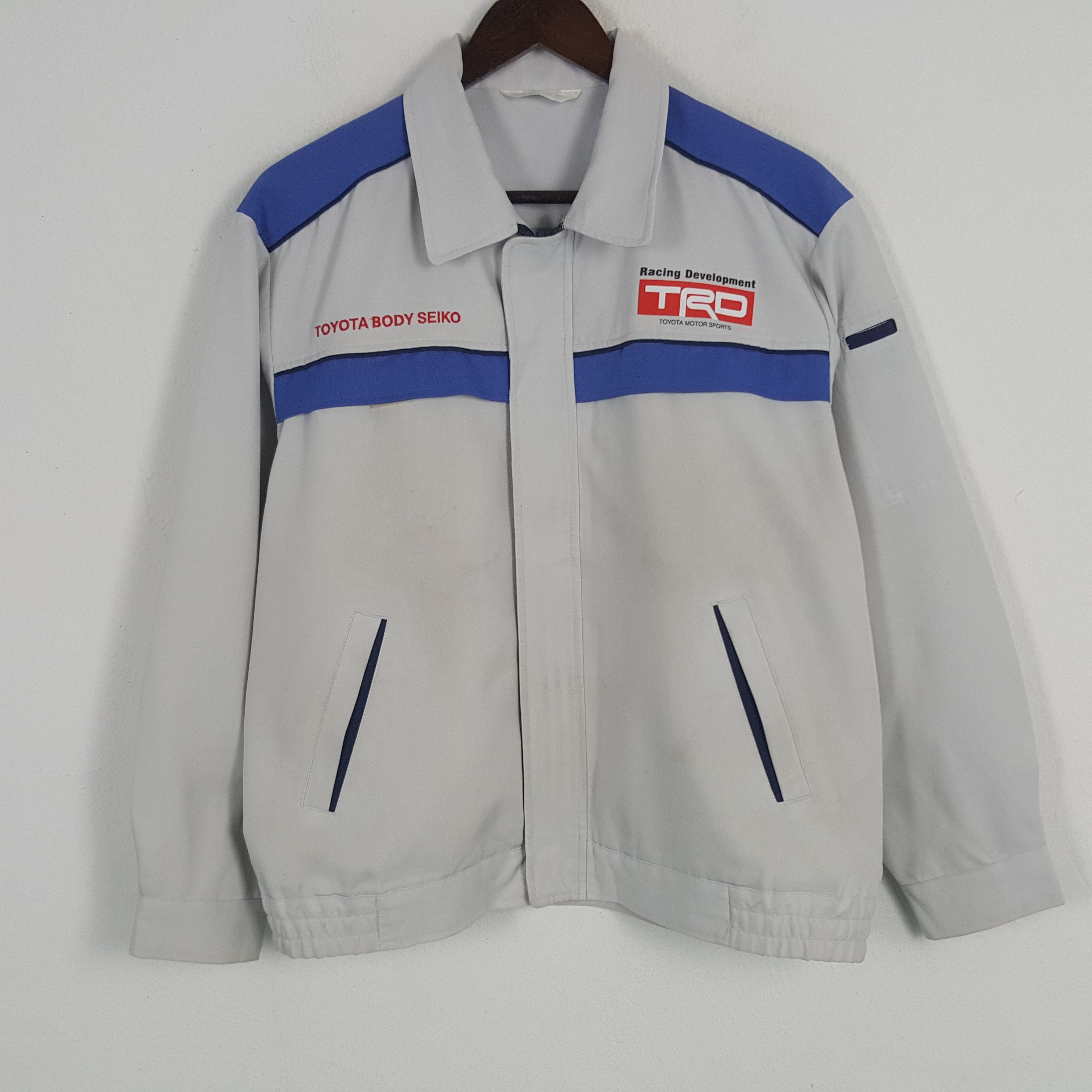 Japanese Brand × Vintage Vintage TRD Racing Custom Art Worker Sport Jacket Size US L / EU 52-54 / 3 - 2 Thumbnail