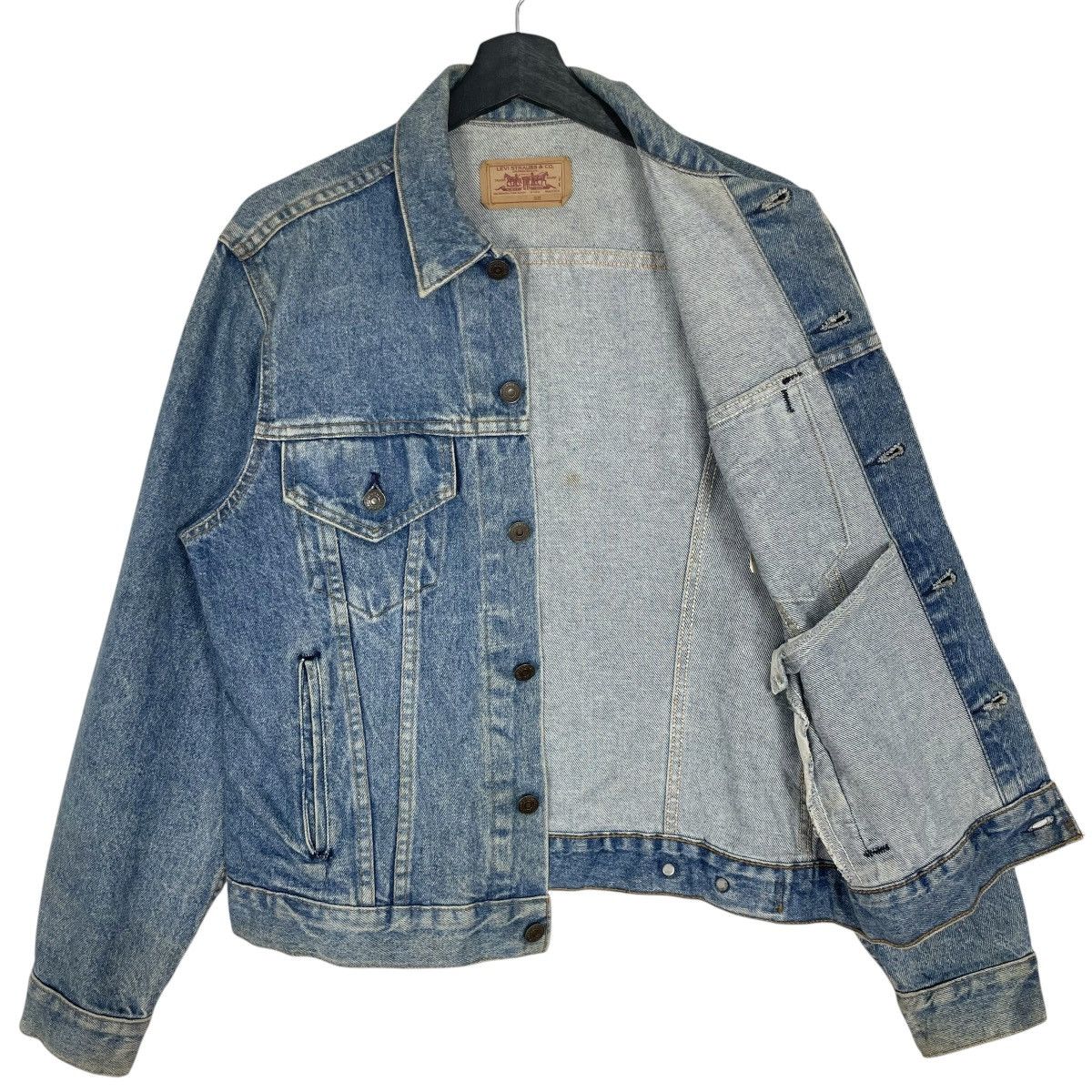 Levi's Vintage 90s Levis Denim Jacket Trucker Jacket Up Levis Brand Size S / US 4 / IT 40 - 9 Thumbnail