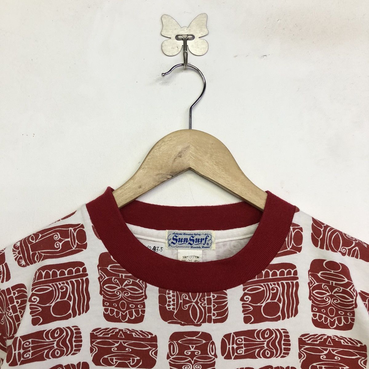 Sun Surf × Toyo Enterprises × Vintage Vintage Sunsurf Motive Hawaiian Fullprint Tshirt Size US S / EU 44-46 / 1 - 2 Thumbnail
