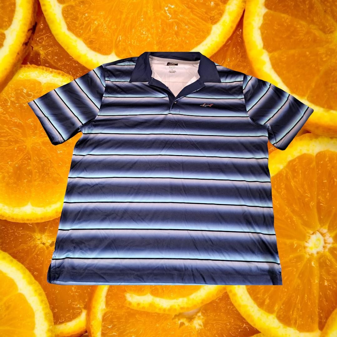 Greg Norman Greg Norman Striped Golf Shirt Tasso Elba Size Large Size US L / EU 52-54 / 3 - 1 Thumbnail