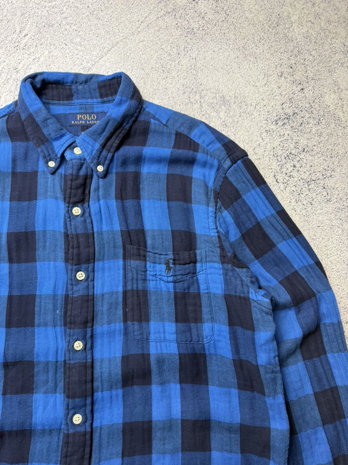 Flannel Vintage RALPH LAUREN Flanel Plaid Shirt USA Size US L / EU 52-54 / 3 - 11 Thumbnail