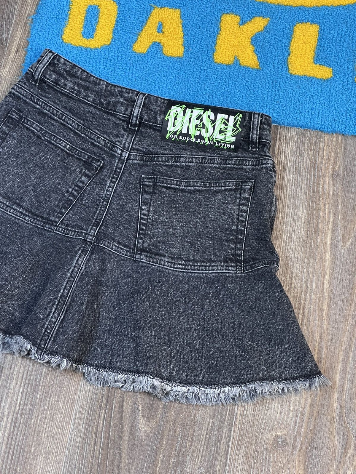 Diesel Diesel Denim Button Up Grey Mini Skirt Size 24" / US 00 / IT 34 - 7 Thumbnail