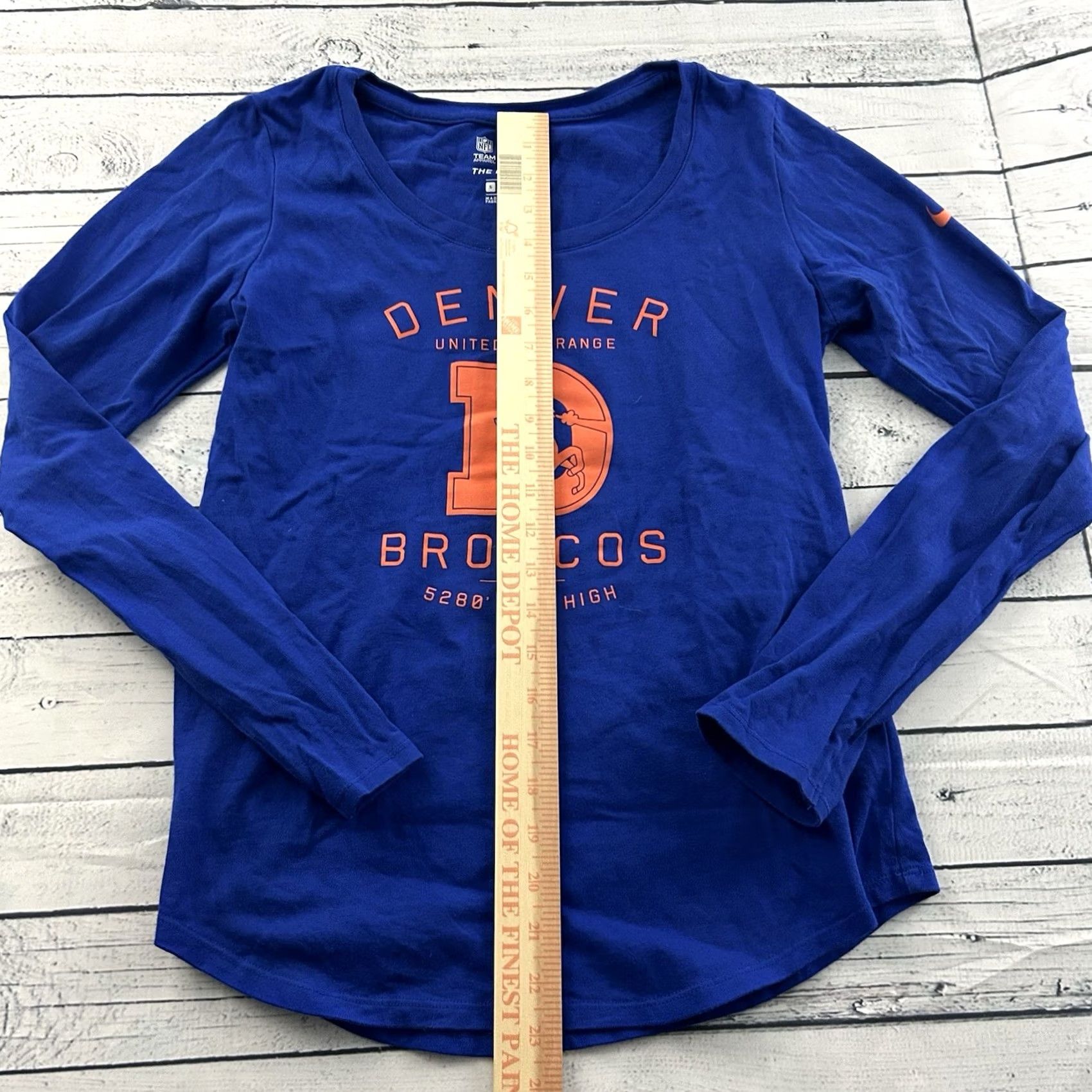 Nike Nike Denver Broncos United In Orange Long Sleeve T Shirt Women's Small Blue Size S / US 4 / IT 40 - 3 Thumbnail