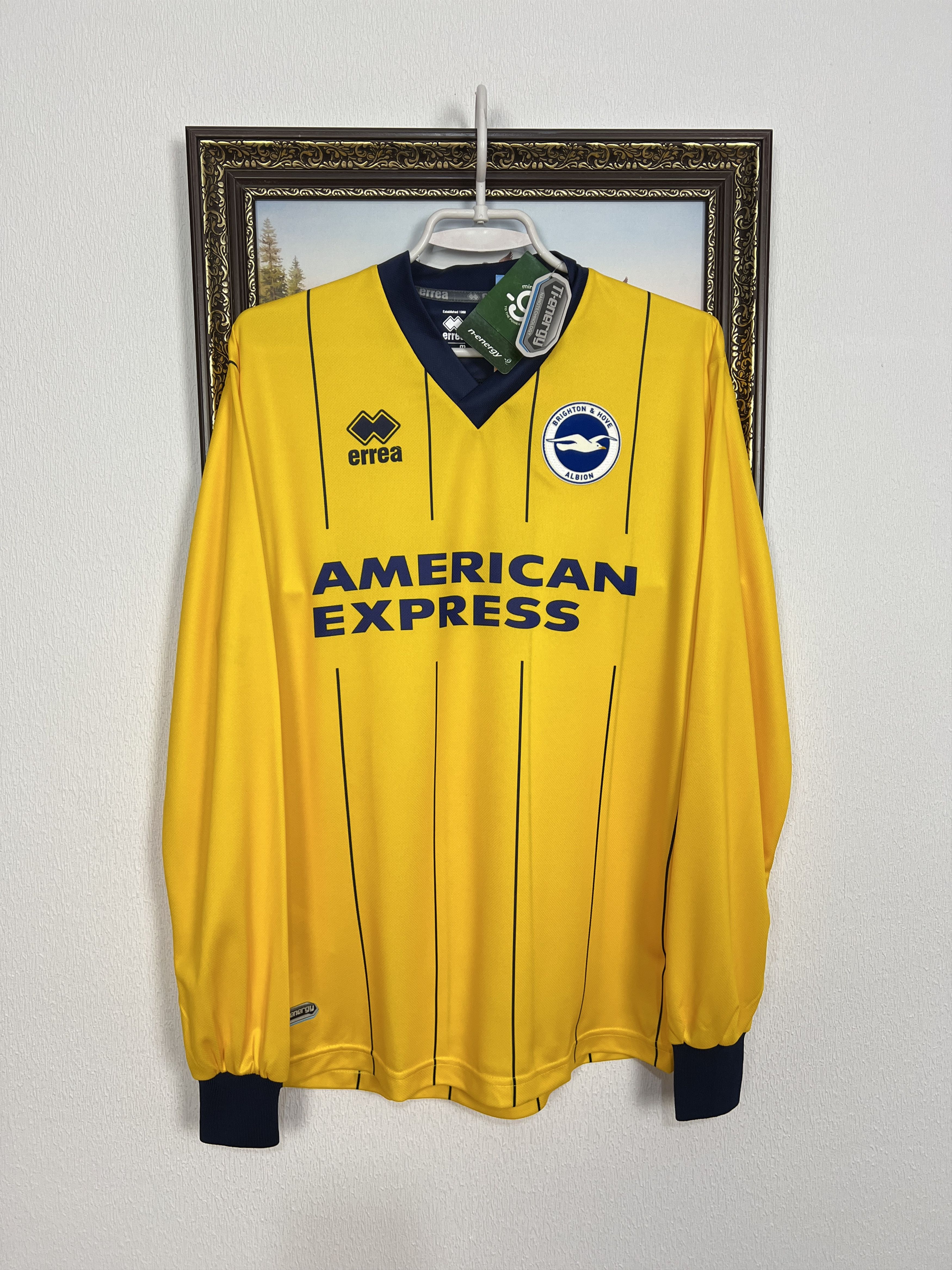 Errea Brighton & Hove Albion football shirt Long Sleeve Jersey Size US M / EU 48-50 / 2 - 1 Thumbnail
