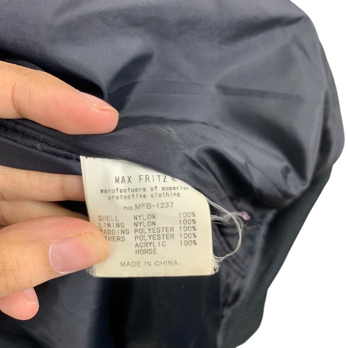 Vintage Vintage MAX FRITZ FEMME Collection MA-1Bomber Jacket Faux Size S / US 4 / IT 40 - 11 Thumbnail