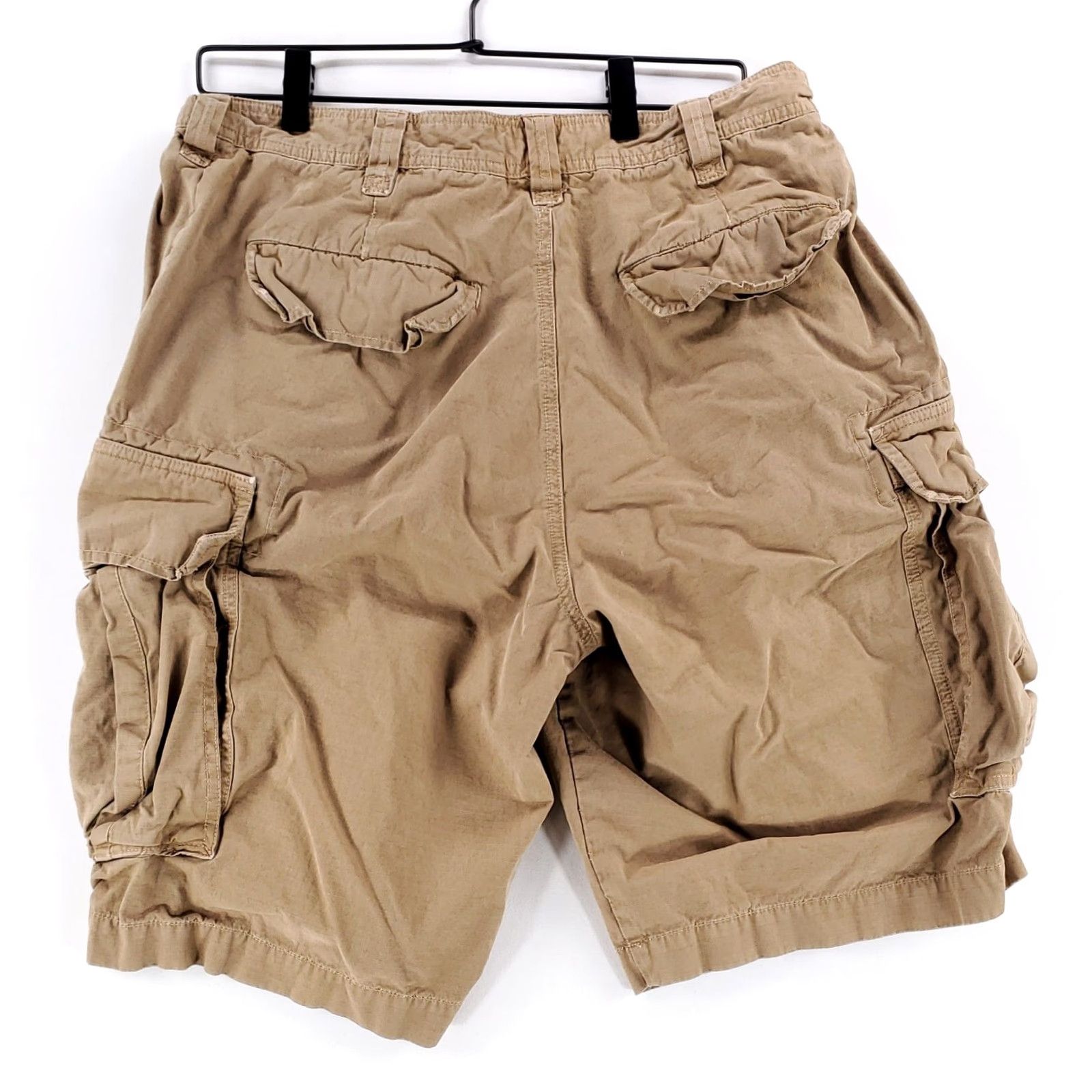 Abercrombie & Fitch Abercrombie & Fitch Cargo Shorts Brown Button Fly 11.5" Inseam Mens 33 Brown Cargo Mens 33 11.5" Inseam Size US 33 - 2 Thumbnail