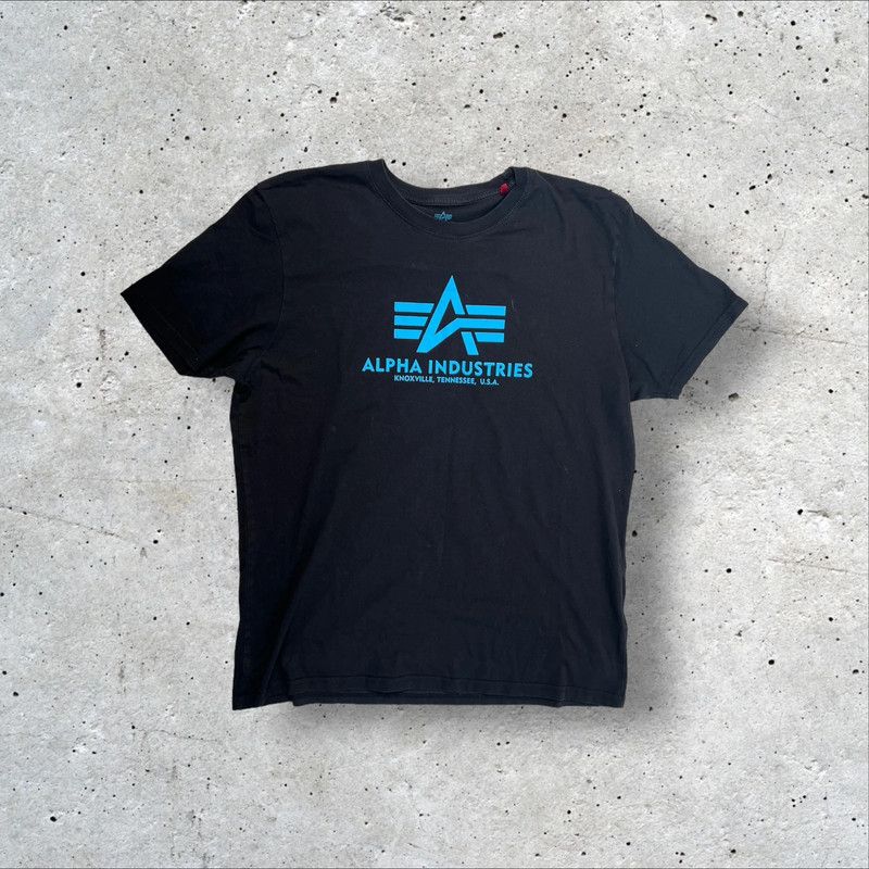 Alpha Industries Men's Black T-Shirt Alpha Industries Size US L / EU 52-54 / 3 - 1 Thumbnail