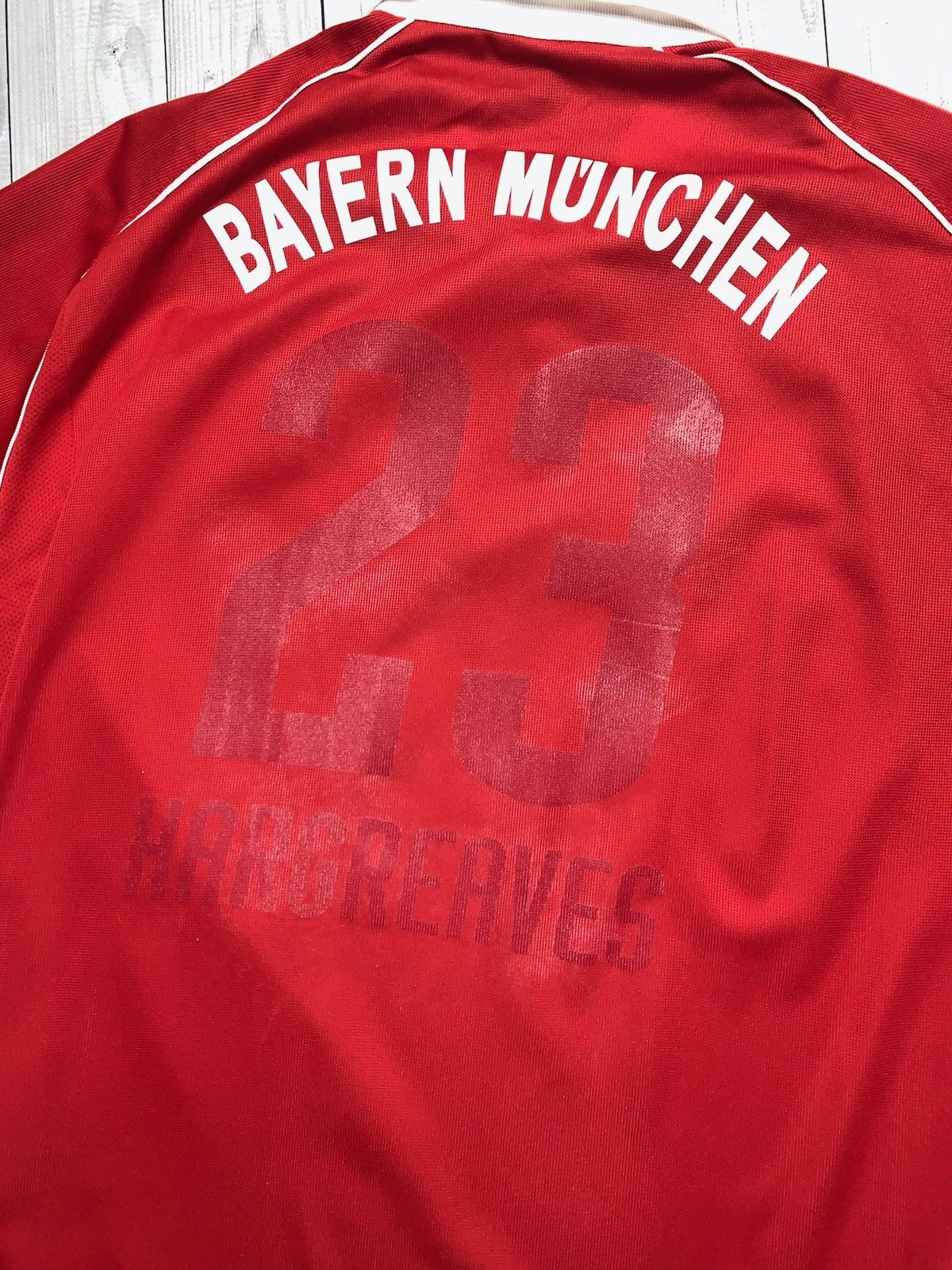 Vintage Vintage adidas Bayern Munich soccer jersey Hargreaves XXL Size US XXL / EU 58 / 5 - 4 Thumbnail