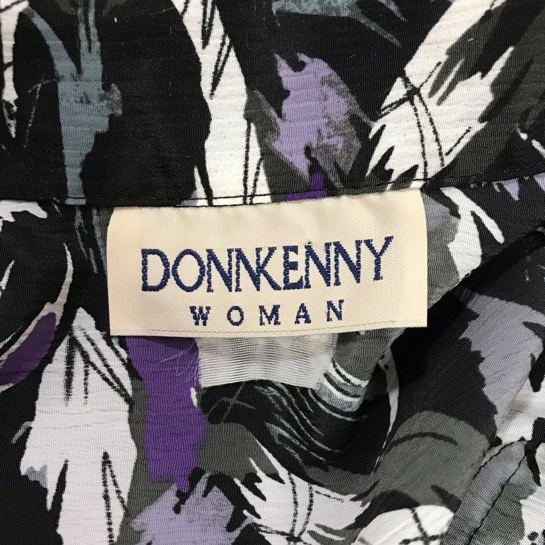 Other Donnkenny Vintage Blue & Gray Button-Down Short Sleeve Top Size XL / US 12-14 / IT 48-50 - 3 Thumbnail