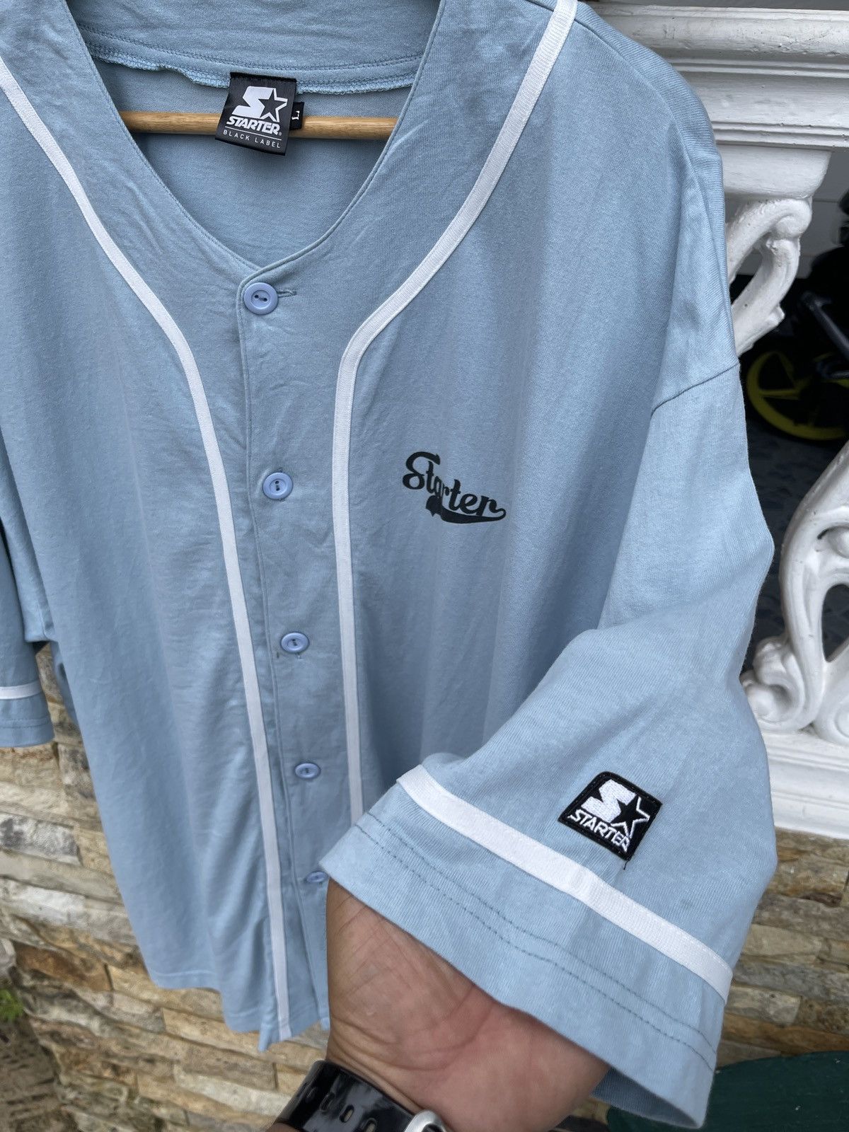 Black Label × Starter Last Drop🔥Rare🔥Starter Black Label Button Shirt Size US XXL / EU 58 / 5 - 2 Thumbnail