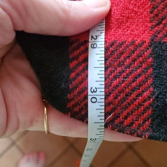 Vintage Vintage Peters Whaler Red Buffalo Plaid Wool Long Sleeve Sz Size US M / EU 48-50 / 2 - 10 Thumbnail