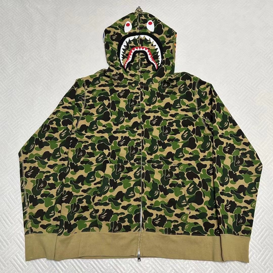 Bape BAPE CAMO SHARK FULL ZIP HOODIE Size US XL / EU 56 / 4 - 1 Thumbnail