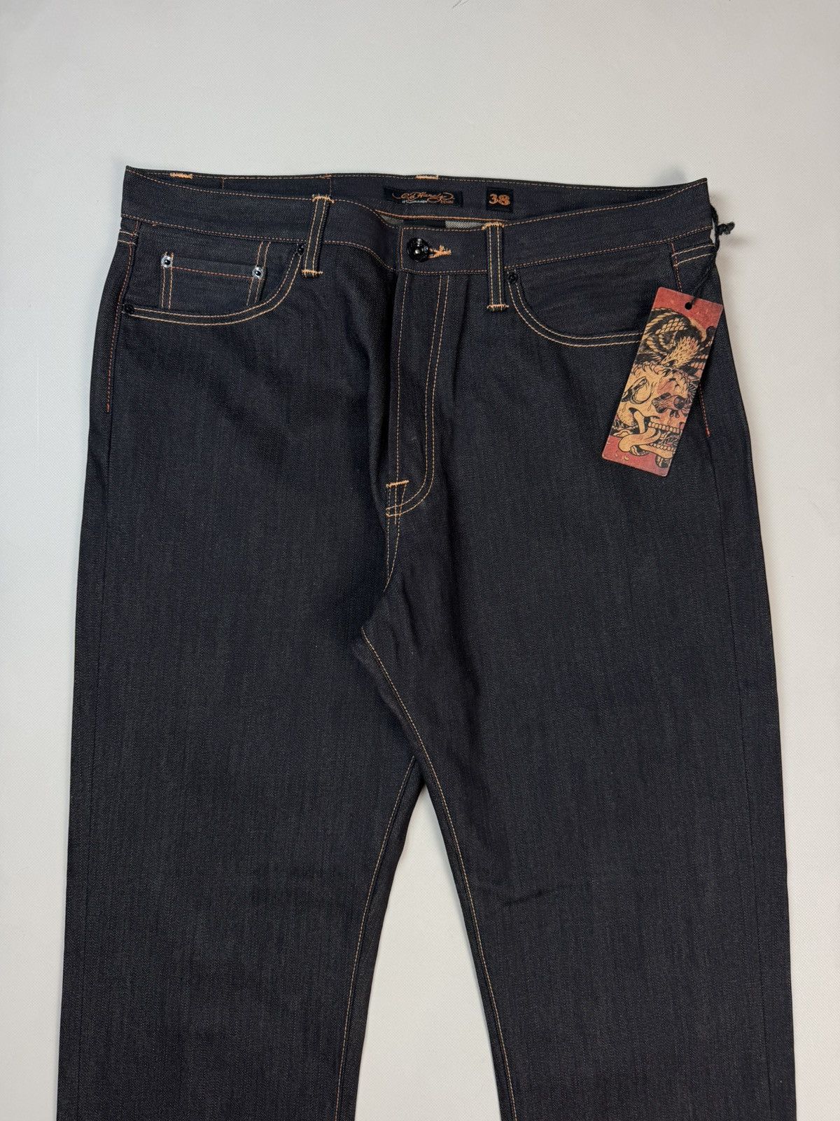 Ed Hardy BNWT! Ed Hardy By Christian Audigier Rap Baggy Denim Jeans Size US 38 / EU 54 - 14 Thumbnail