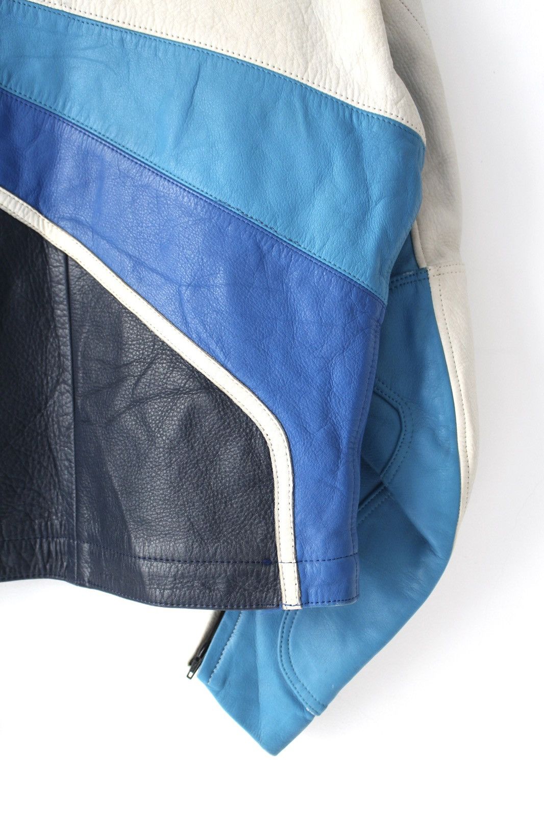 Vintage 1990S JAPANESE BRAND SPEEDBLOCK LEATHER BIKER JACKET Size US S / EU 44-46 / 1 - 5 Thumbnail