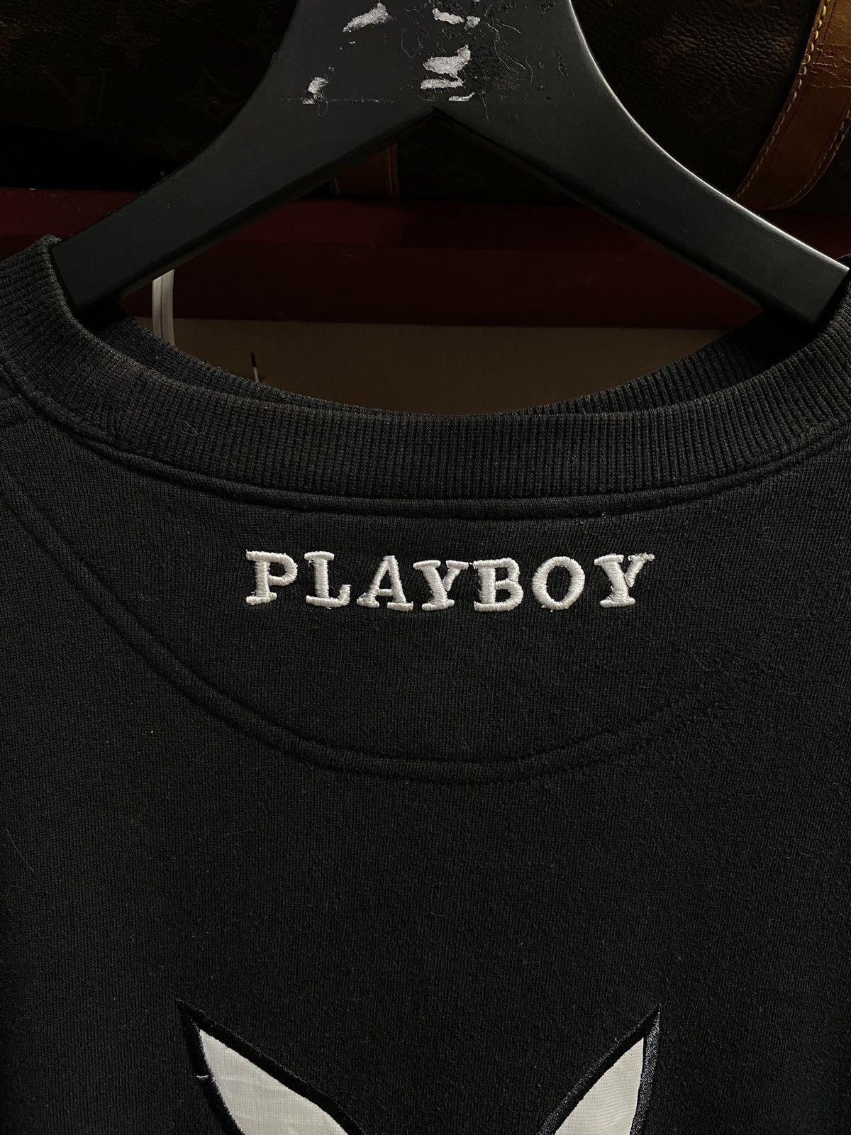 Vintage 00’ Vintage Playboy Black Crewneck Y2K XLarge Size US XL / EU 56 / 4 - 6 Thumbnail