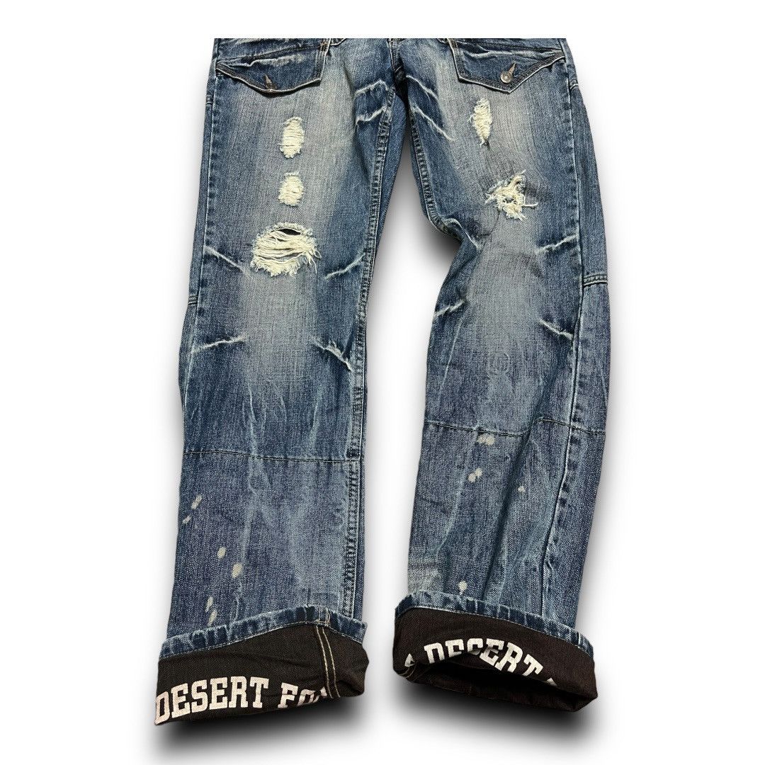 Japanese Brand × PPFM PPFM DISTRESSED DENIM JAPANESE BRAND JEANS Size US 33 - 8 Thumbnail