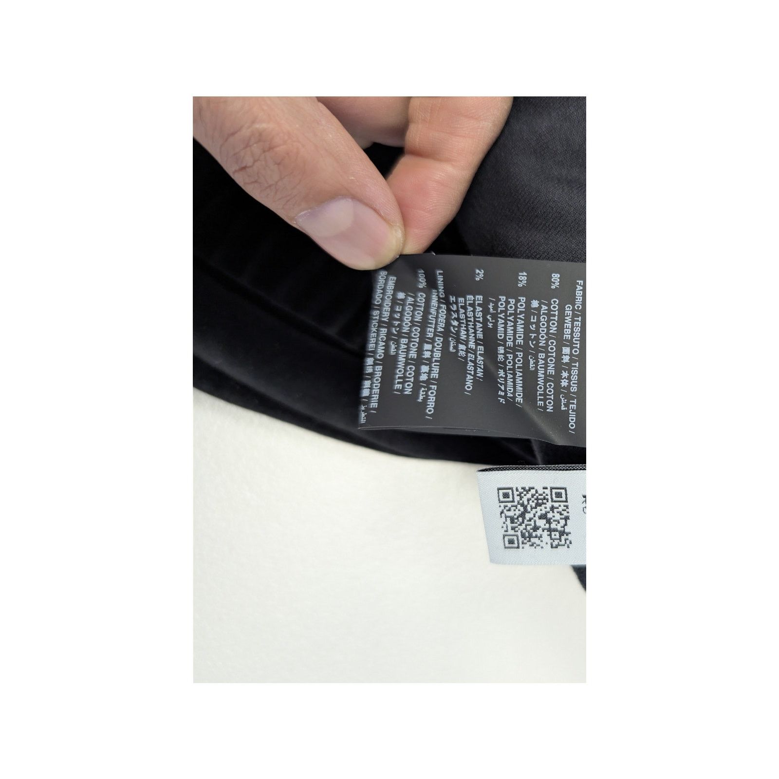 Palm Angels o1rshd1 Q:2 / Velvet Track Pants in Black / White Size US 30 / EU 46 - 17 Thumbnail