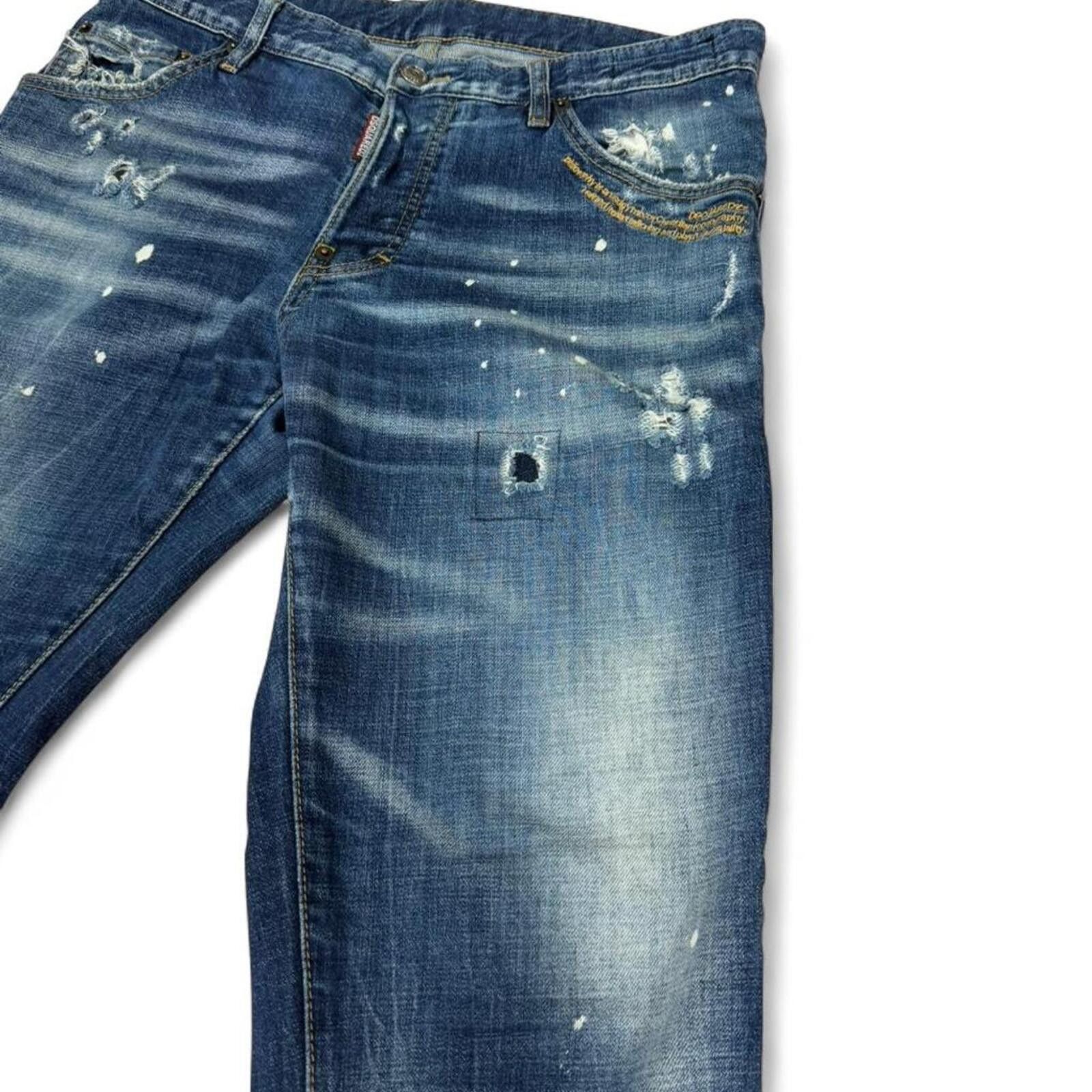 True Religion Dsquared2 distressed denim jeans Stretchable Size US 34 / EU 50 - 4 Thumbnail