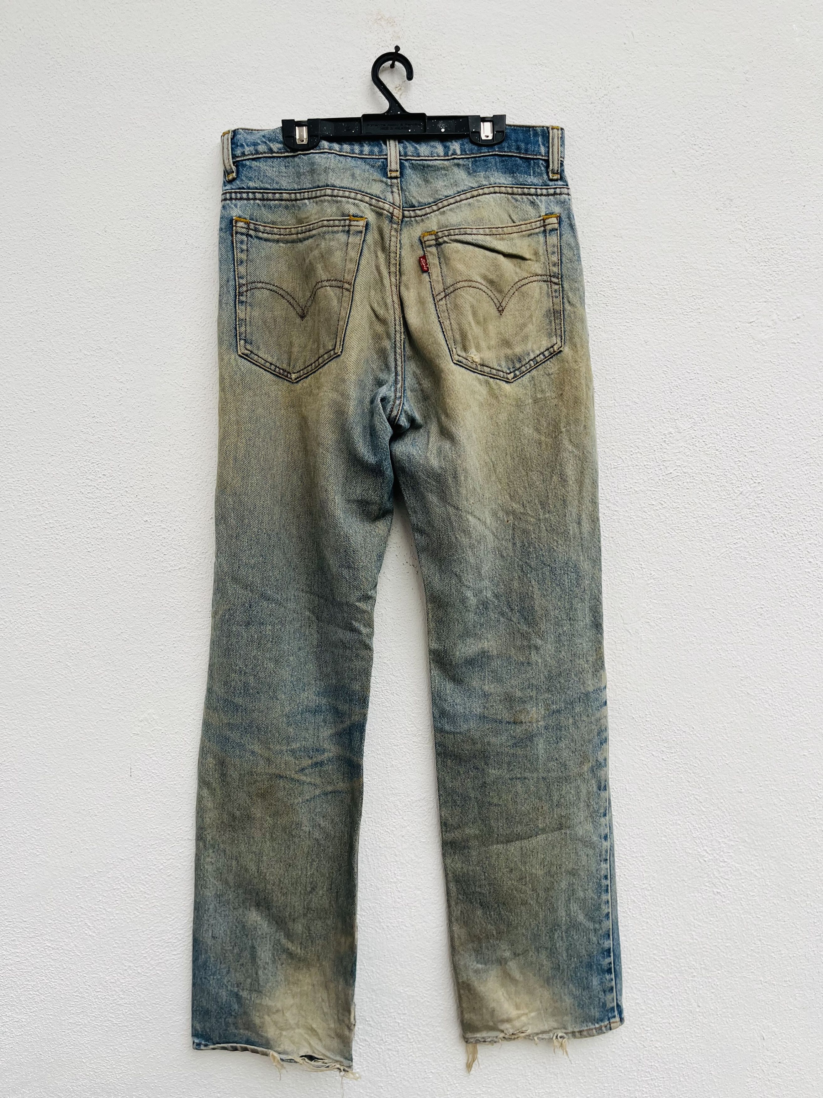 Japanese Brand × Levi's Vintage Clothing Vintage 90s Levis Distressed Nirvana Fashion Style Size US 30 / EU 46 - 2 Thumbnail