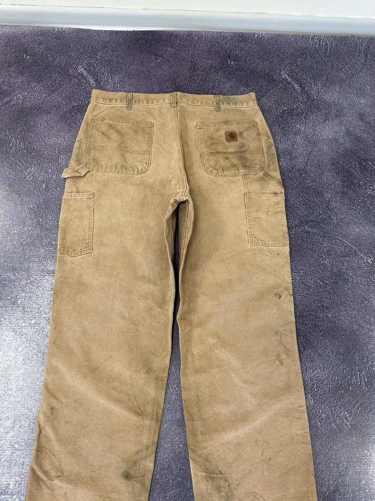 Carhartt × Vintage Vintage Carhartt Distressed Dungaree Fit Hype Baggy Pants Size US 36 / EU 52 - 4 Thumbnail