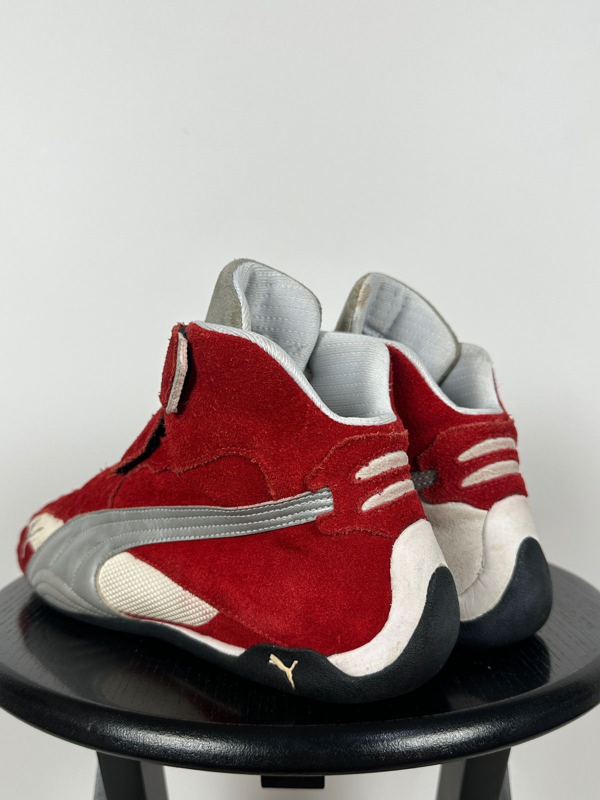 Puma Vintage Puma F1 KartCat SpeedCat Red Suede Sneakers Size US 10 / EU 43 - 6 Thumbnail