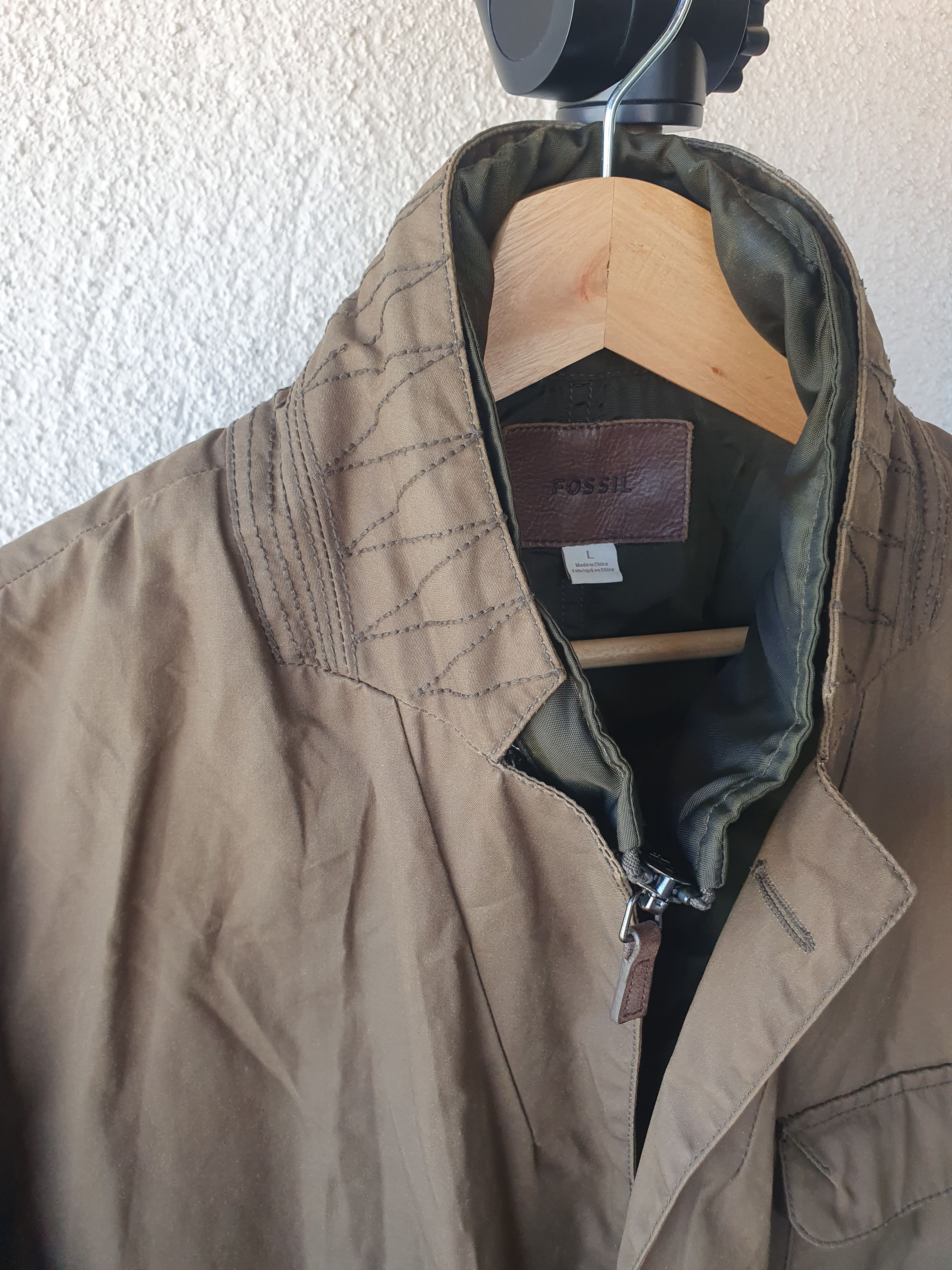 Fossil Fossil Waxed Field Coat Jacket sz L Size US L / EU 52-54 / 3 - 7 Thumbnail